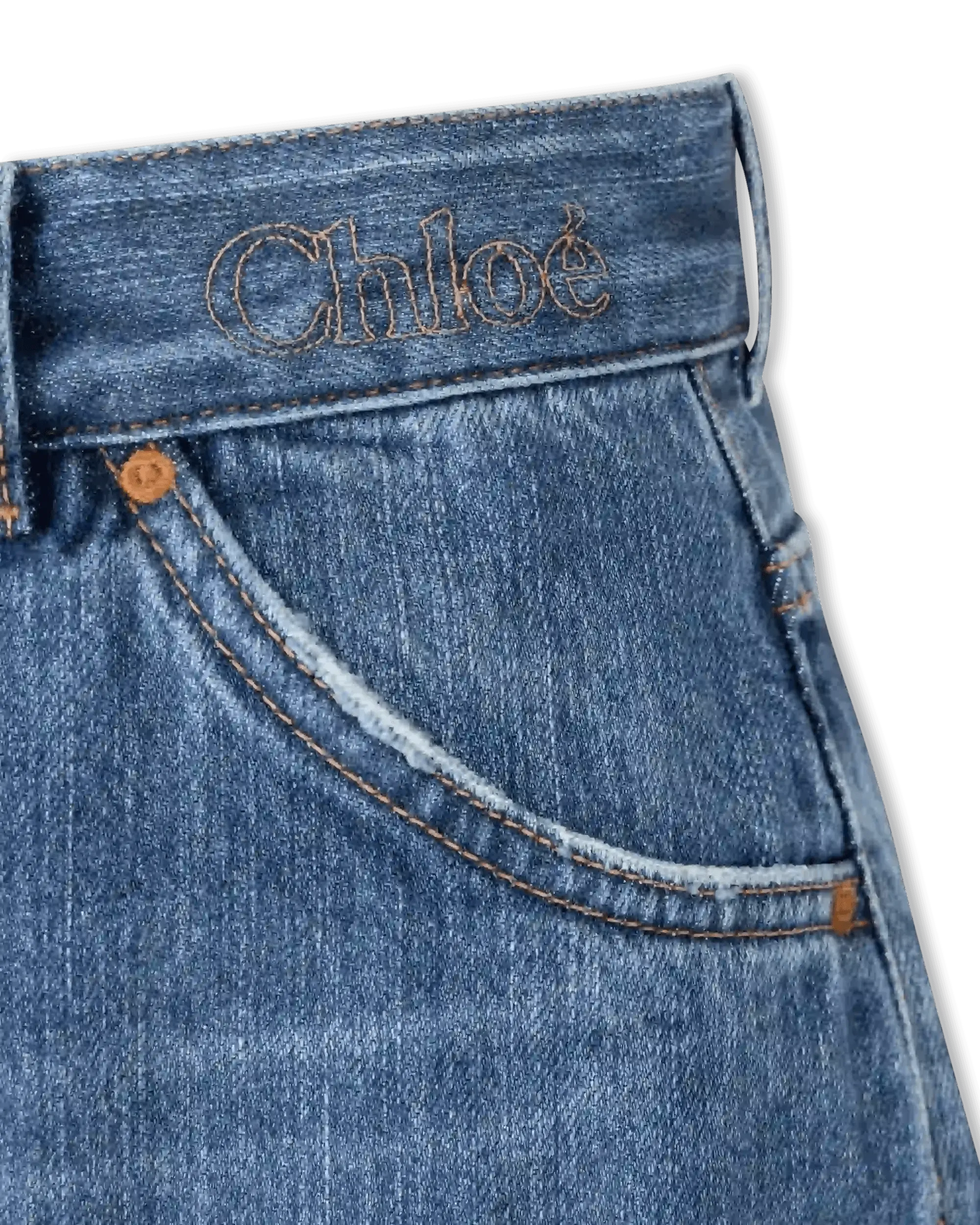 Logo Embroidered Wide Leg Jeans for Women - High Waist Distressed Denim Pants - Casual & Streetwear Fashion (Perfect for Everyday Wear, Parties and Photo Shoots)