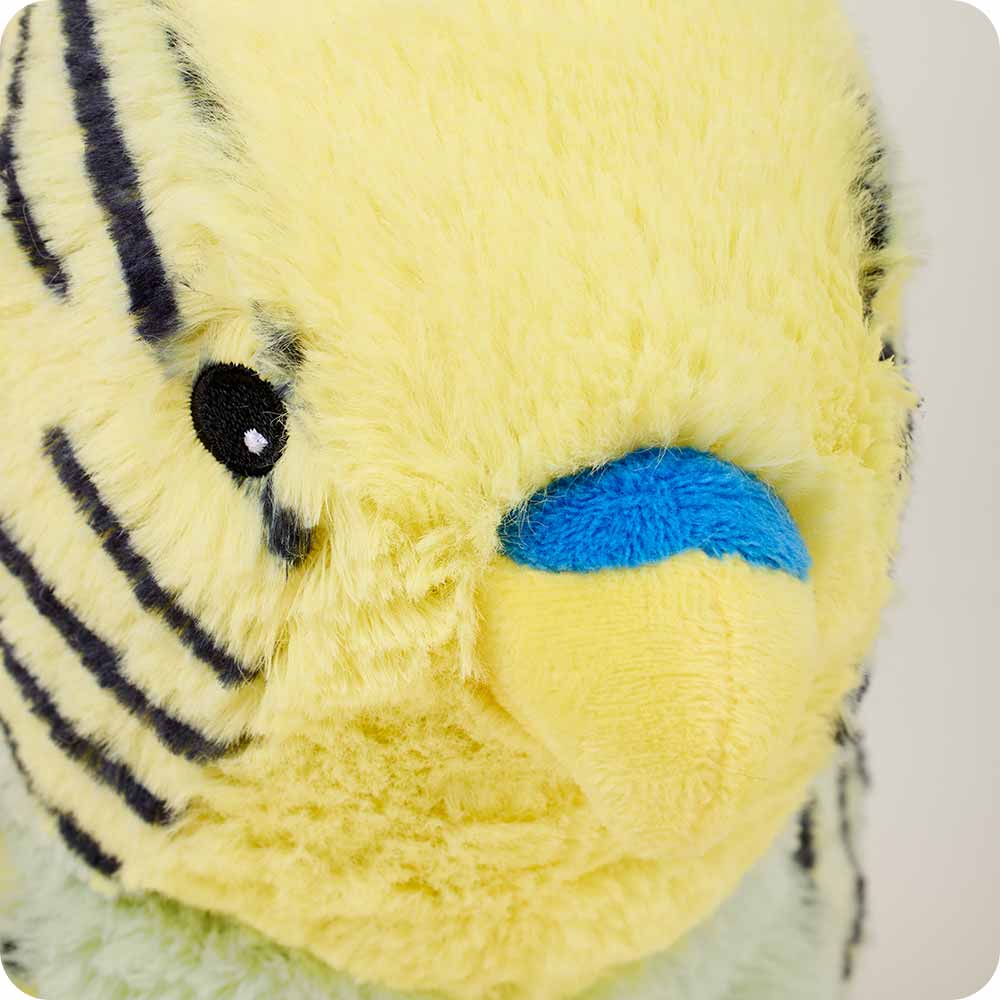 Green Parakeet Warmies - Cozy Microwaveable Plush Toy for Kids & Adults | Perfect for Relaxation, Stress Relief & Cold Weather Comfort