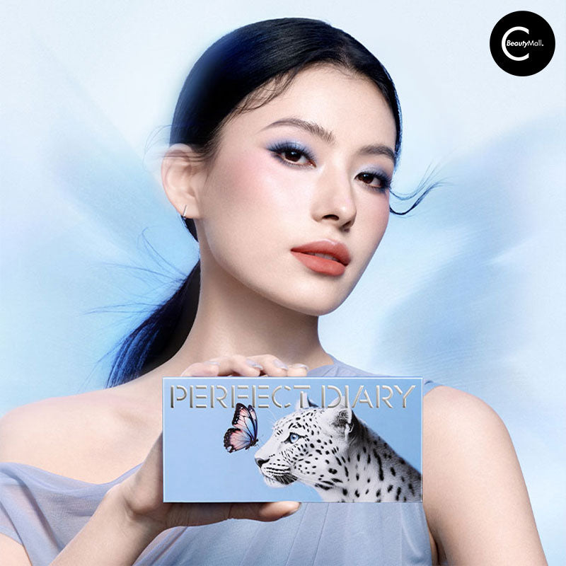 Perfect Diary Butterfly & Snow Leopard Eyeshadow Palette - 12 Highly Pigmented Matte & Shimmer Eyeshadows for Stunning Eye Makeup | Ideal for Party, Date Night & Special Occasions