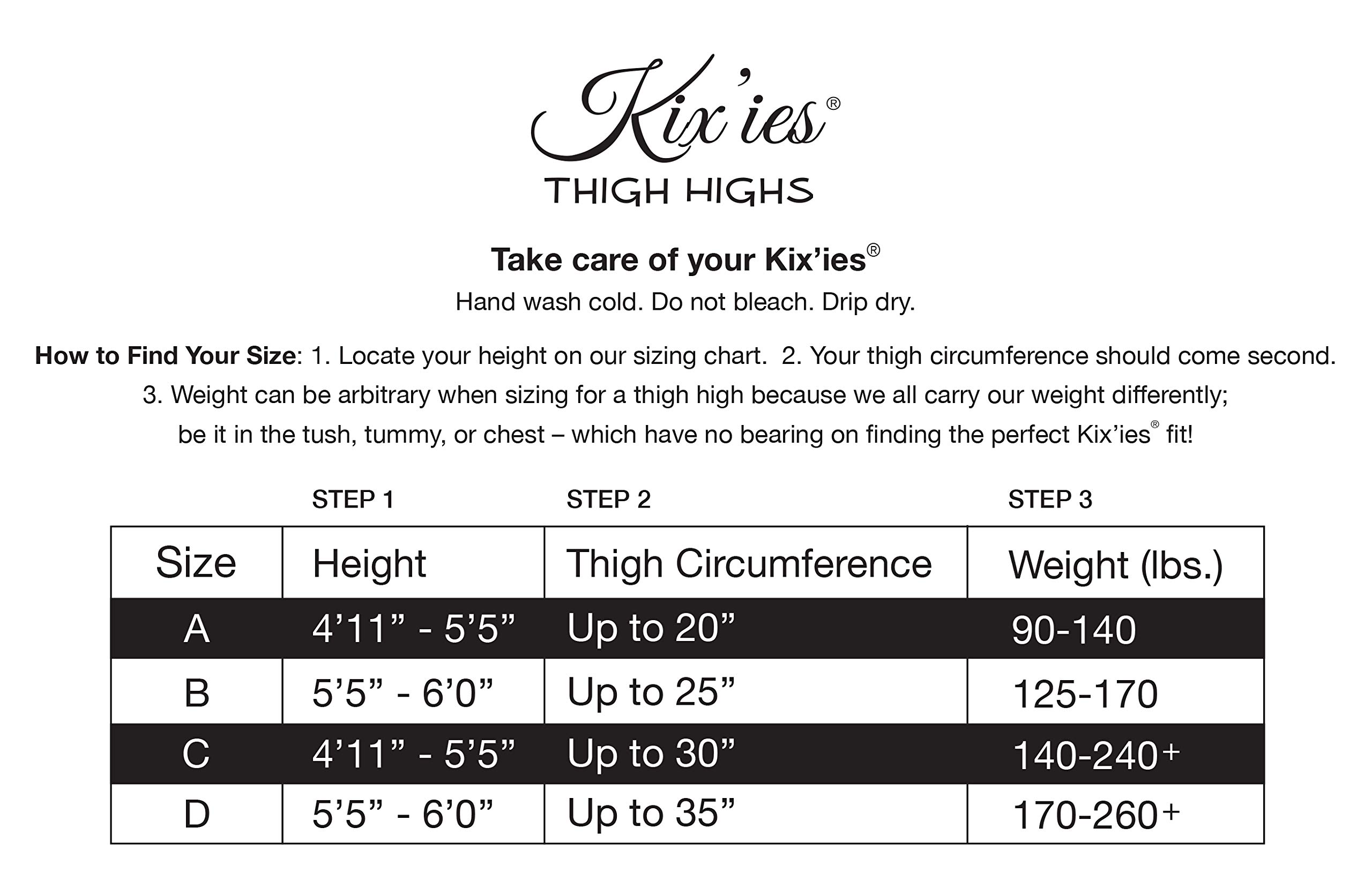 Kix'ies Thigh High Stockings for Women - Comfortable Maternity Lingerie & Pantyhose | Perfect for Pregnancy, Nursing, and Special Occasions