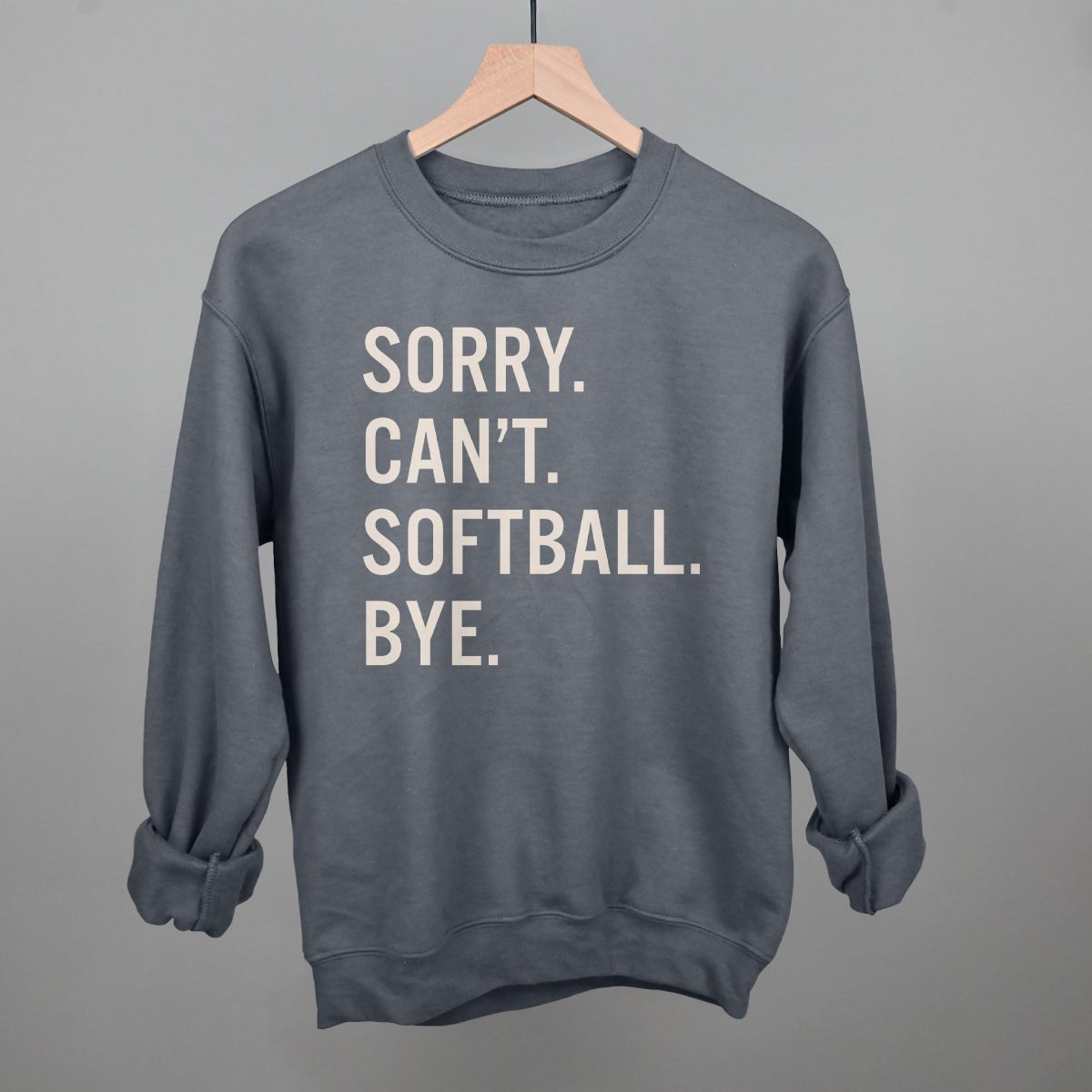 Sorry Can't Softball Bye Funny Sarcastic T-Shirt - Perfect for Baseball Lovers, Sports Fans & Humor Enthusiasts - Great for Games, Parties & Casual Wear