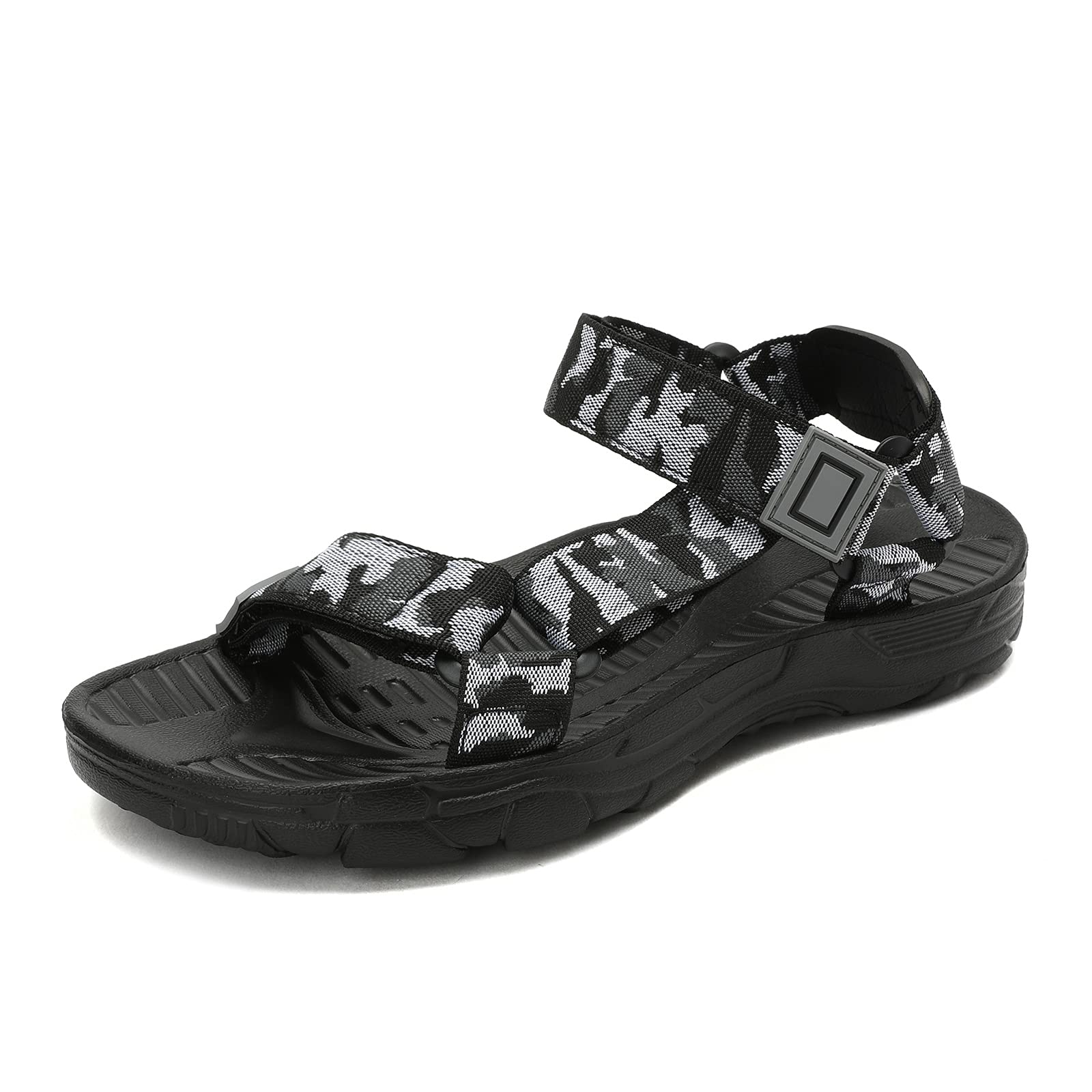 Kulebear Boys Summer Sports Sandals - Breathable Hiking & Beach Sandals for Kids - Lightweight Outdoor Open-Toe Shoes for Boys - Perfect for Playground, Pool, and Vacation Adventures