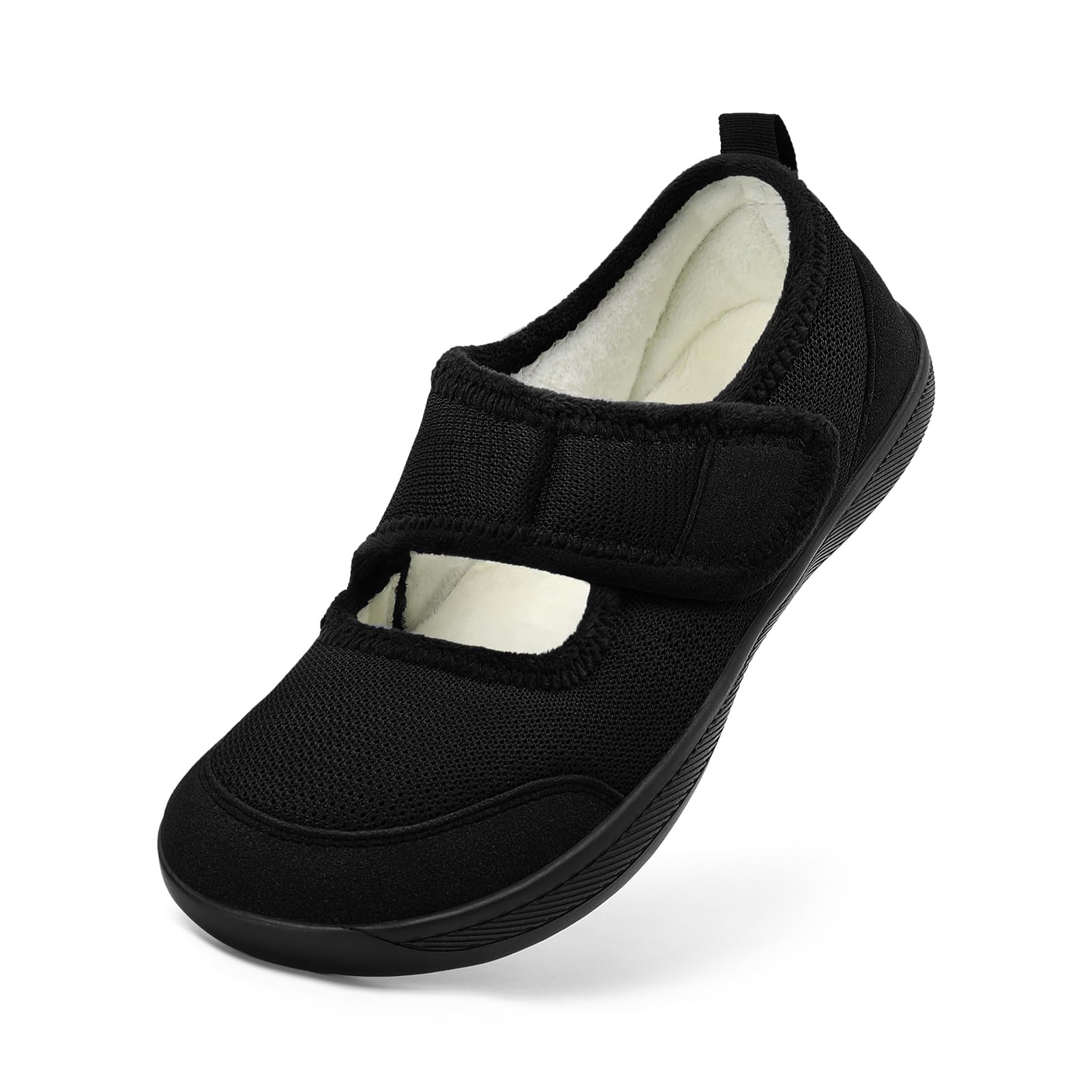 Rihero Women's Wide Width Diabetic Slippers - Adjustable Edema House Shoes for Barefoot Walking | Indoor & Outdoor Comfort | Perfect for Elderly, Pregnancy & Swollen Feet Relief