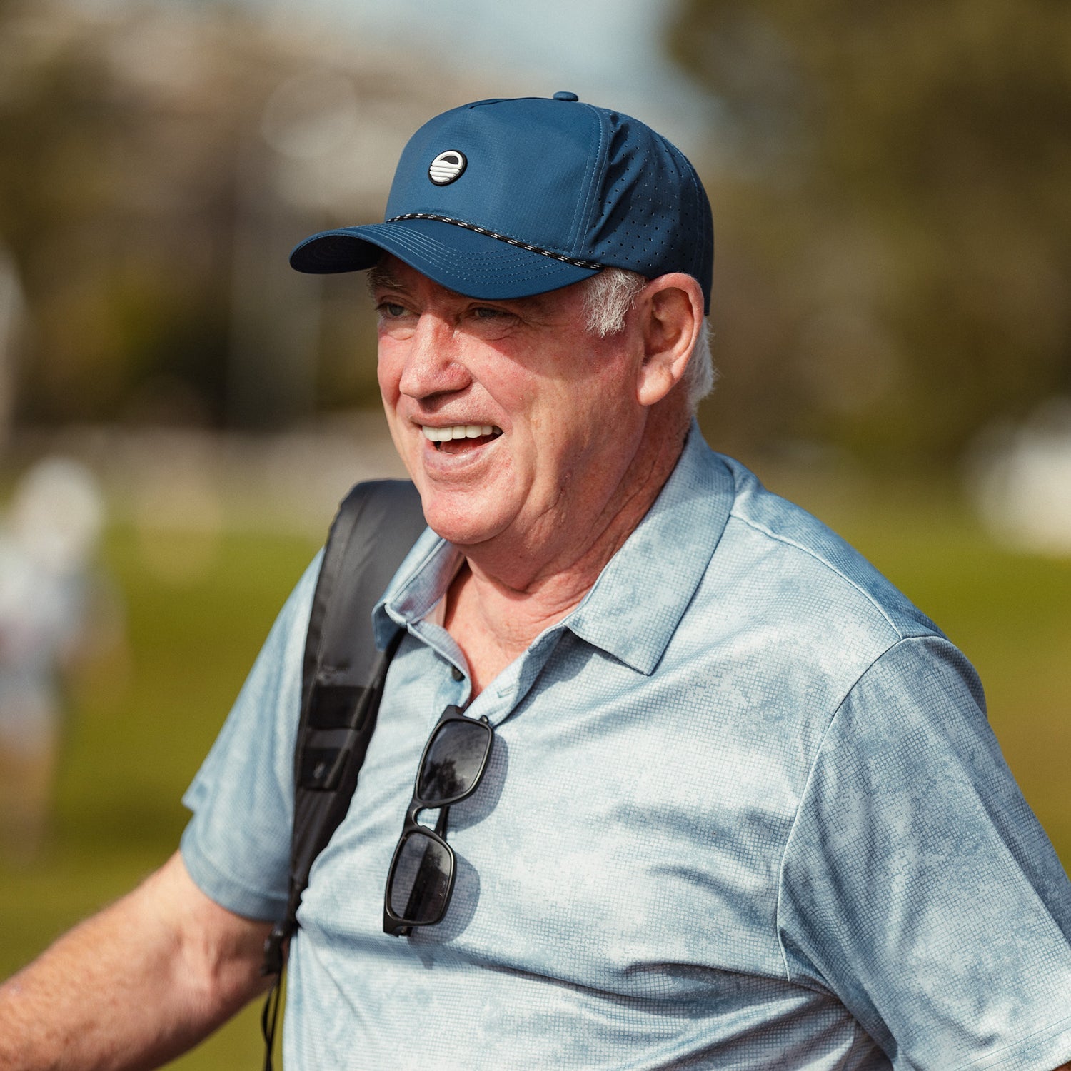 Sunday Golf Porter Lite Golf Hat - Lightweight & Breathable Navy Cap for Men & Women | Perfect for Golfing, Running, and Outdoor Activities