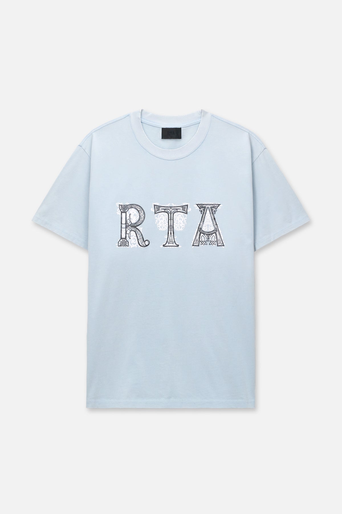 Colin Oversized Short Sleeve T-Shirt for Men - Spirit Blue Illuminated Logo Graphic Tee | Casual Streetwear, Summer Outfit, Lounge Wear