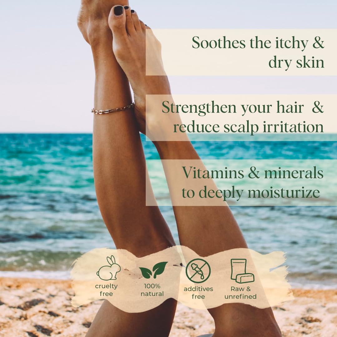 10 lb Bulk Pure Raw Unrefined African Grade A Ivory Shea Butter - Natural Moisturizer for Skin, DIY Lip Balm, Stretch Marks & Sun Damage Recovery | Perfect for Body Care, Baby Cream & Homemade Cosmetics