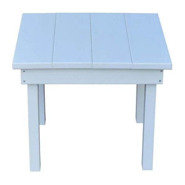 A & L Furniture Poly Hampton End Table - Stylish Side Table for Living Room, Bedroom, or Office - Perfect for Holding Lamps, Books, and Decor