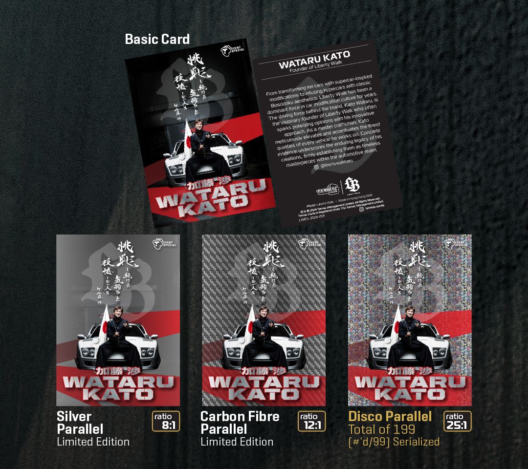 Liberty Walk Vol.1 Tarmac Cards Event Special Pack - Premium Collectible Trading Cards for Car Enthusiasts | Perfect for Gifts, Collections & Racing Events