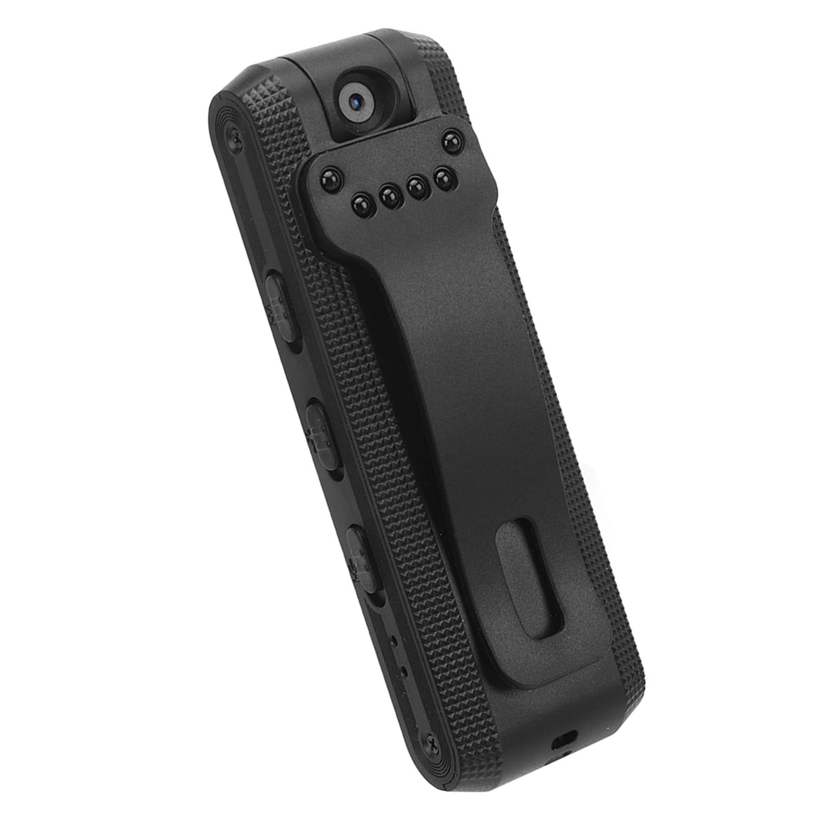 Pissente 1080P HD Wearable Body Camera with Clip - 64GB Memory, 180° Rotatable Lens, Waterproof Action Camera for Outdoor Security, Police, Cycling & Sports Recording