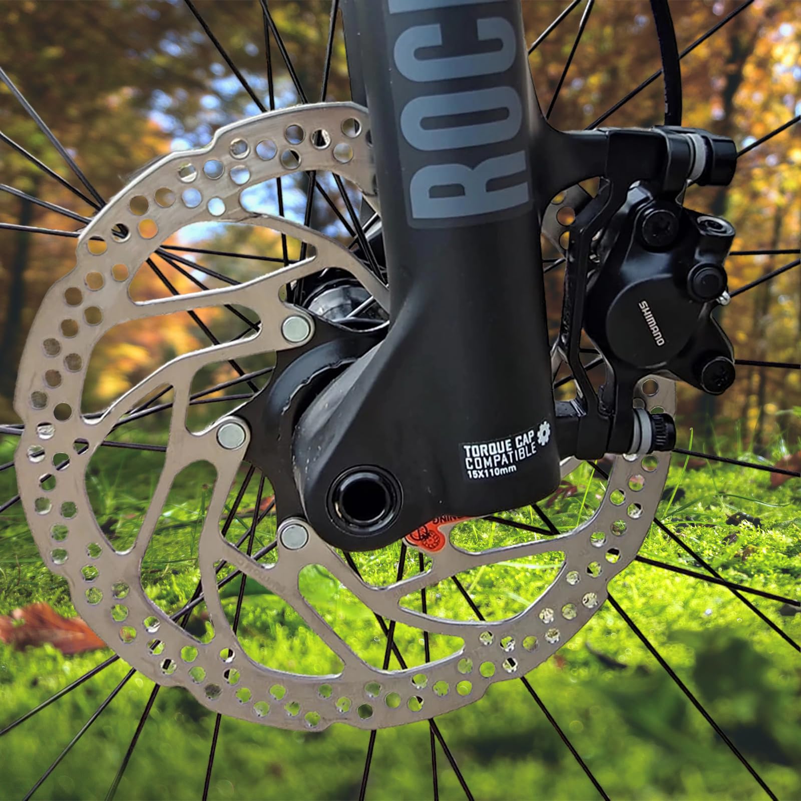 Newgoal Center Lock Bike Brake Disc for Shimano SM-RT30 - 180mm Disc Brake Rotor - High Performance Cycling Brake Replacement for Road & Mountain Bikes