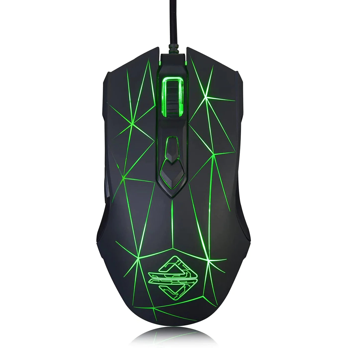 Ajazz AJ52 Wired Gaming Mouse with RGB Lighting - High Precision Optical Sensor, 7 Programmable Buttons for PC & Laptop Gamers - Perfect for FPS, MOBA & MMO Gaming