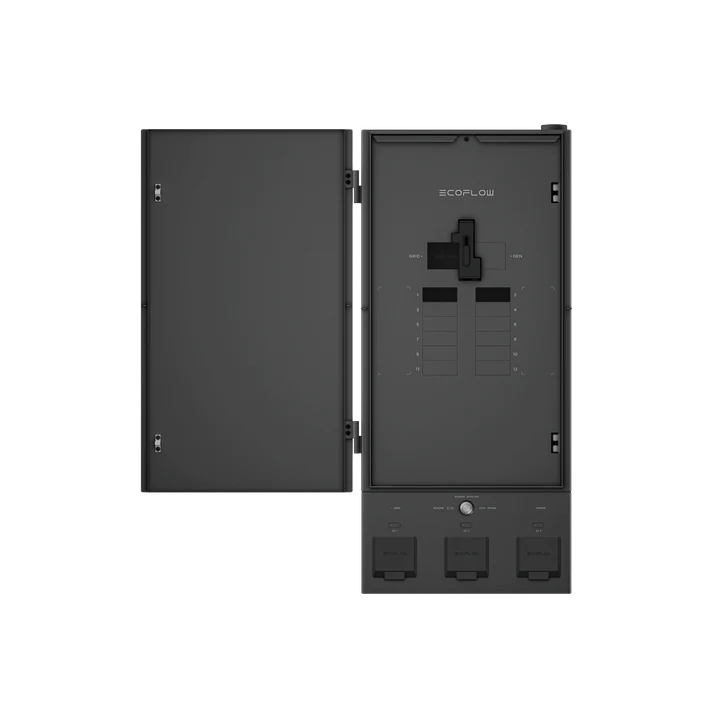 EcoFlow Smart Home Panel 2 - 120V/240V Solar Generator Transfer Switch for Home Backup Power | Off-Grid Living & Emergency Power Solution
