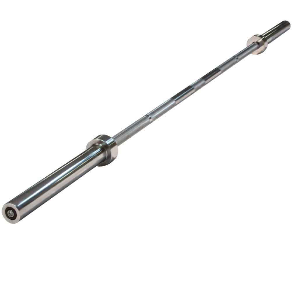 Body-Solid Olympic Barbell - 7FT 44LB Heavy Duty Weight Lifting Bar for Strength Training, Powerlifting & Home Gym Workouts - Perfect for CrossFit, Deadlifts, Squats & Bench Press
