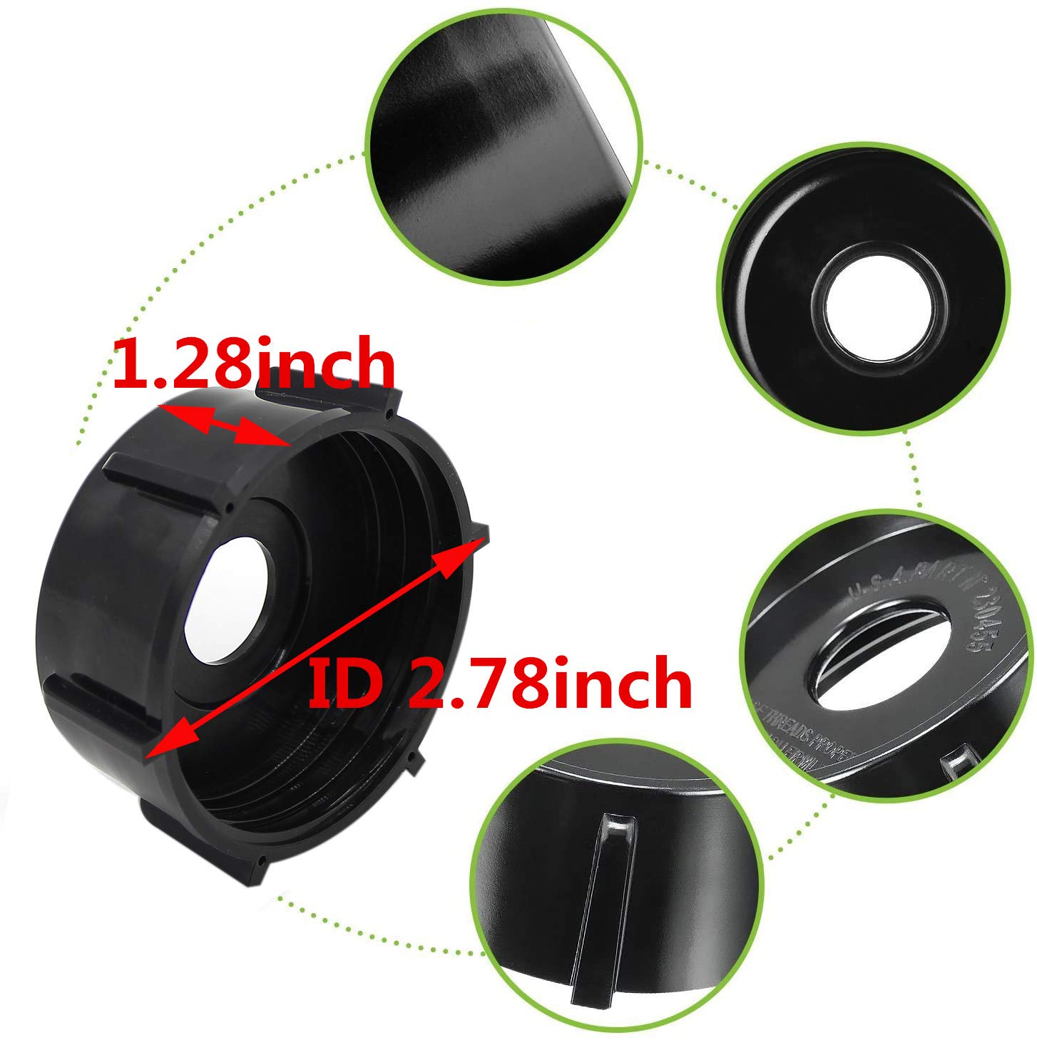 Oster Blender Replacement Cups with Blade & Lid for Smoothies