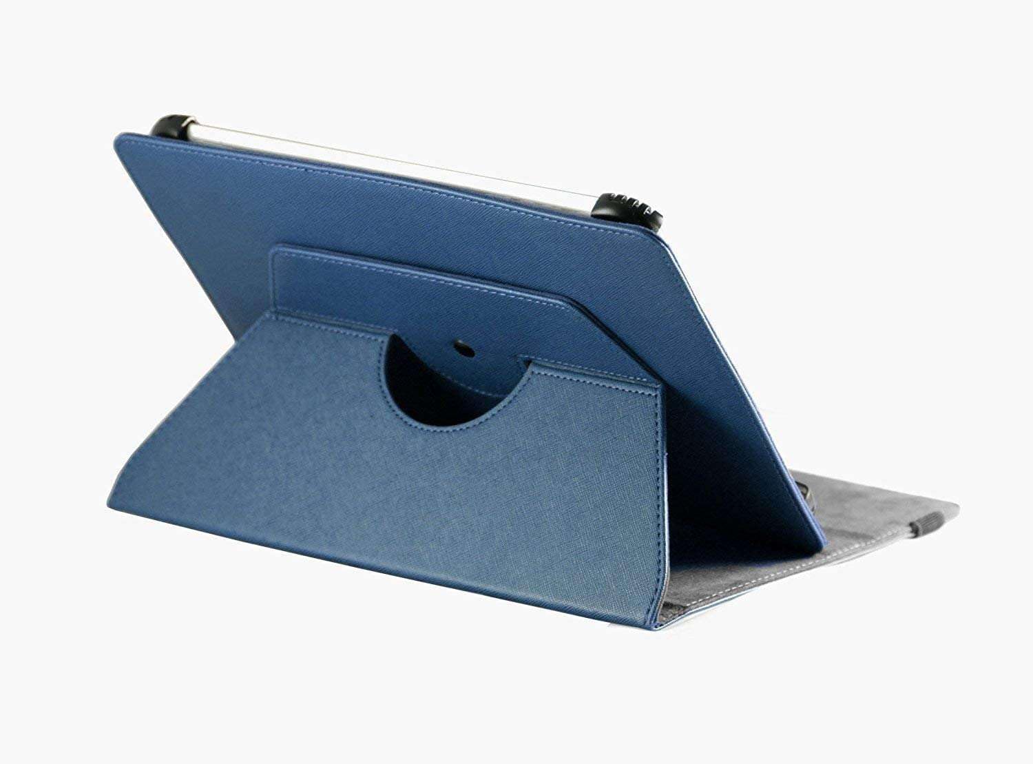 Navitech 360° Rotating Stand Case with Stylus for MEBERRY 10 Inch Android Tablet - Perfect for Work, Study & Entertainment