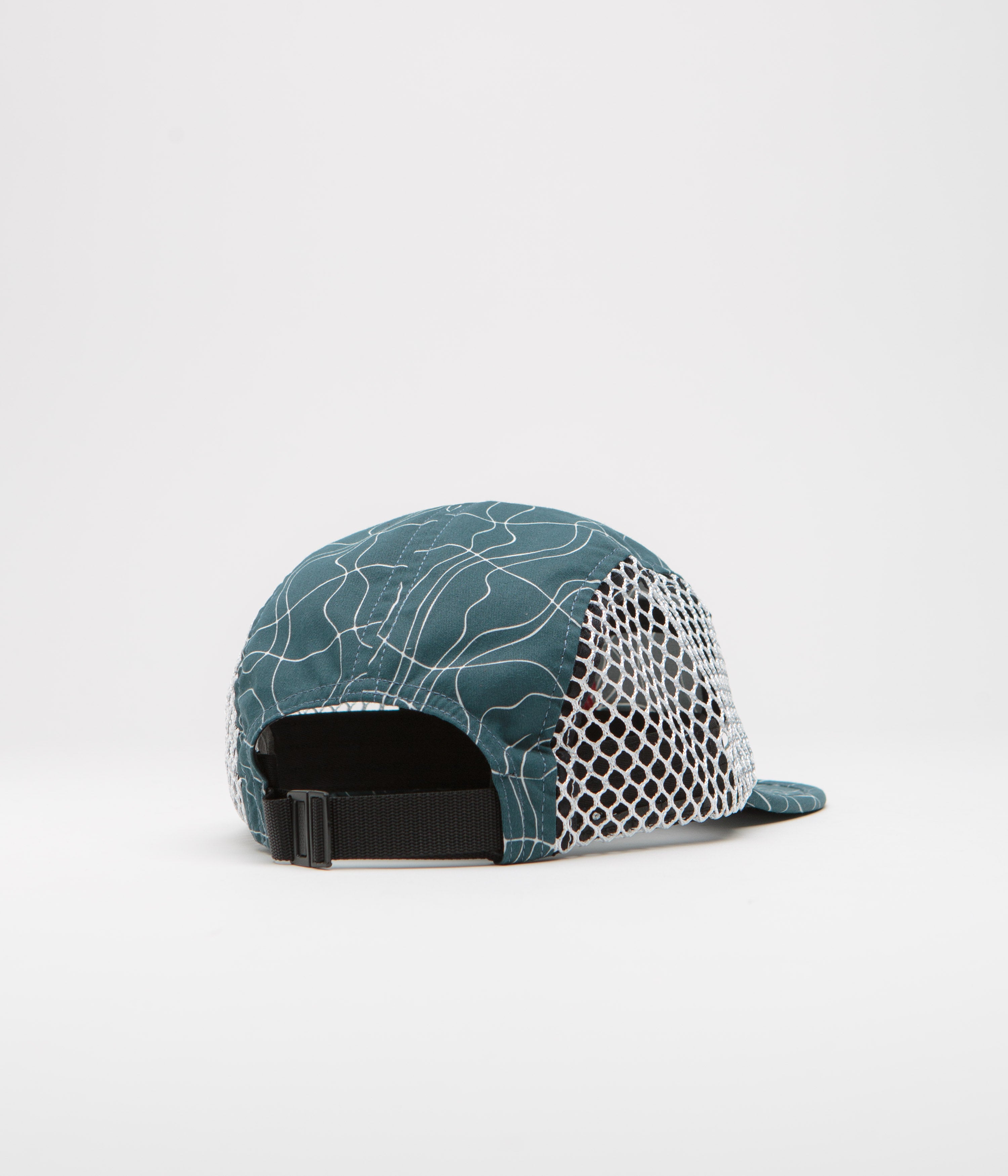 Parra Trees In Wind Mesh Volley Cap - Breathable Deep Sea Green Baseball Hat for Men & Women - Perfect for Outdoor Sports, Hiking, and Beach Activities