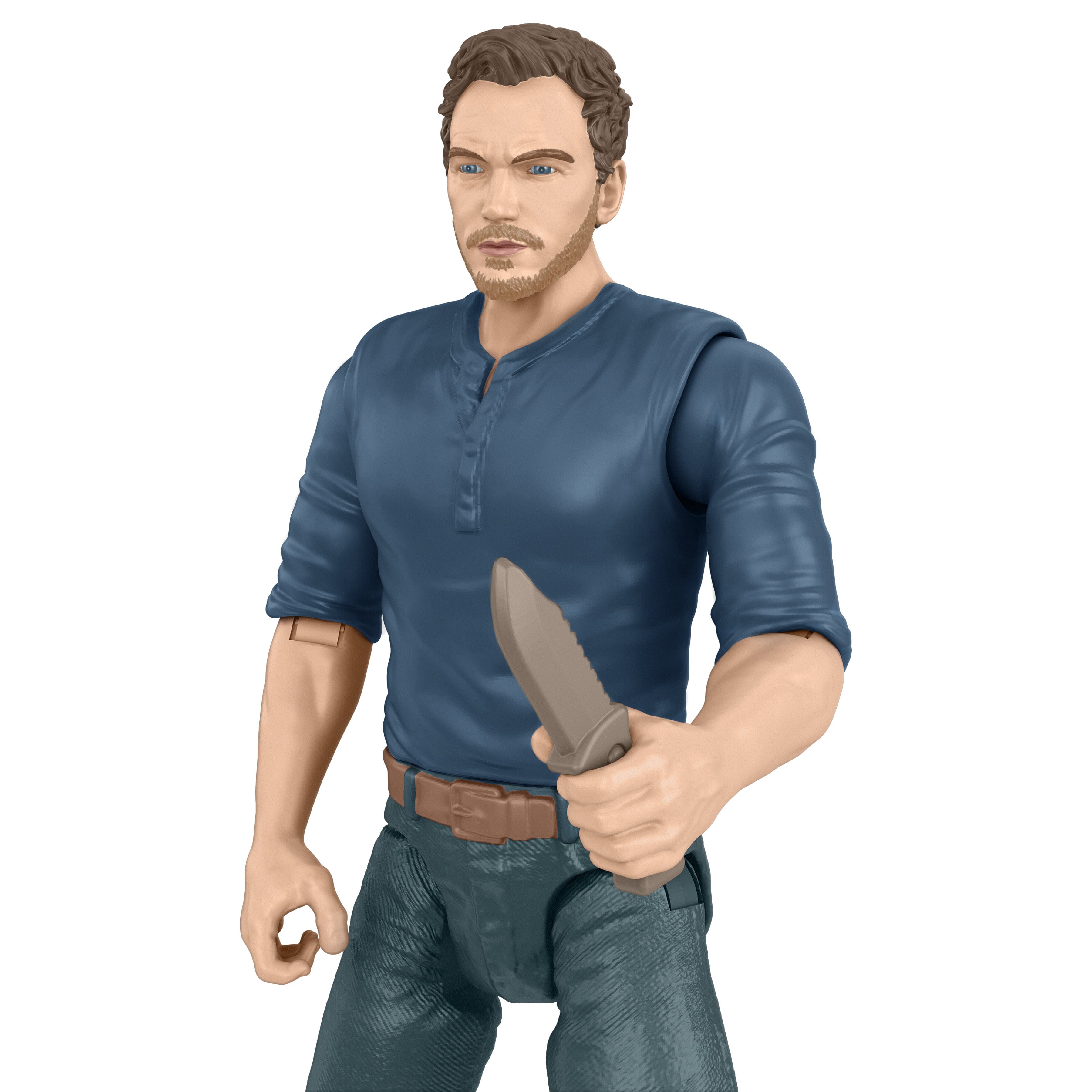 Jurassic World Dominion Owen & Velociraptor Beta Action Figures - Dinosaur Toy Set for Kids, Collectors & Movie Fans | Perfect for Playtime, Display & Gifts
