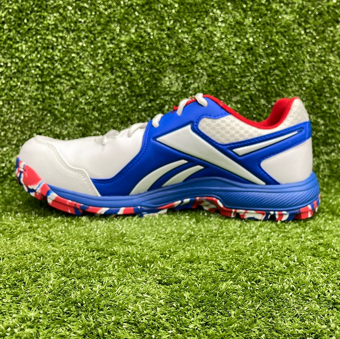 Reebok Re Volve White & Red Cricket Shoes - Lightweight & Durable for Men's Cricket Matches & Training