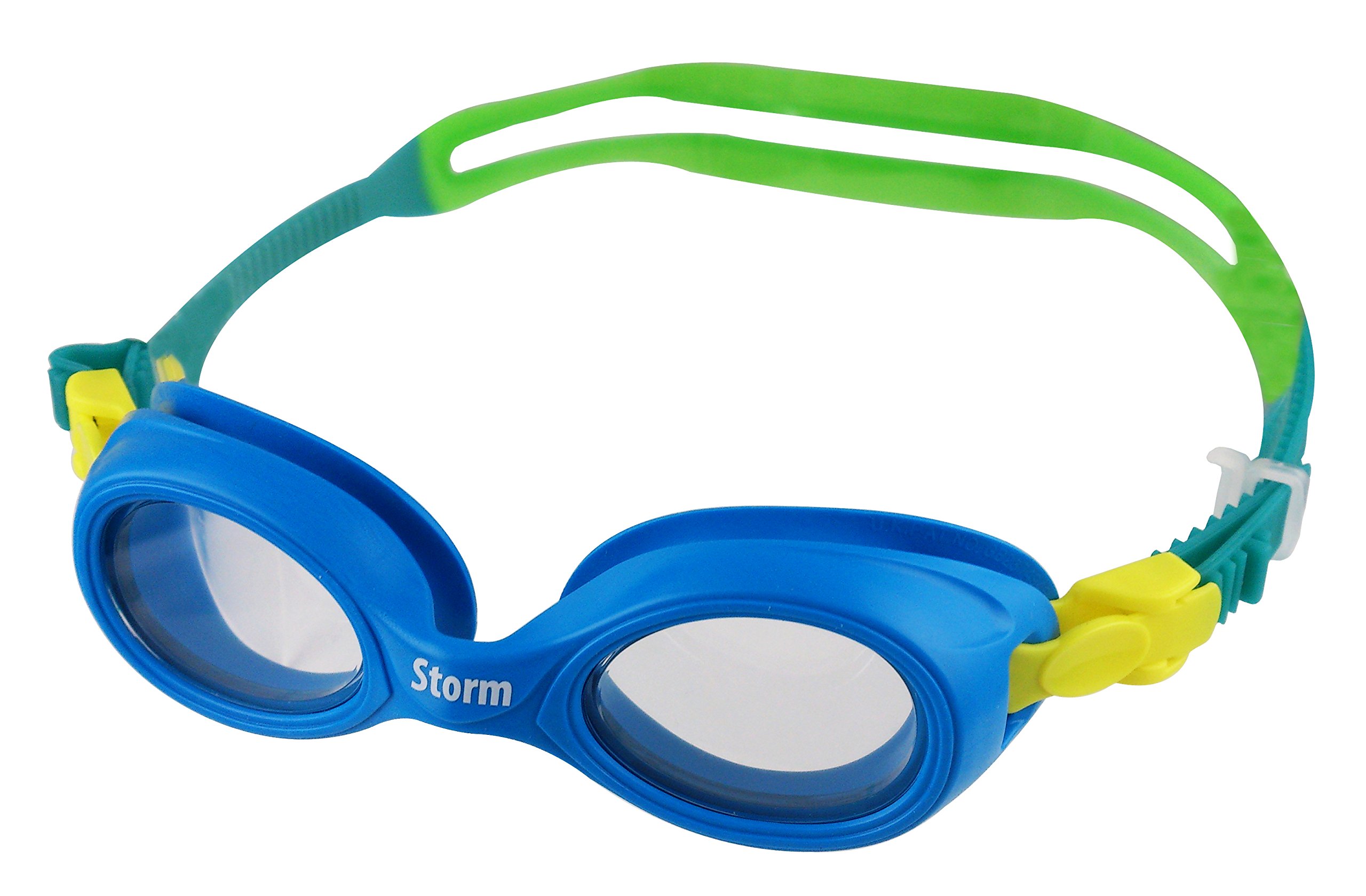 Storm Accessories Lil Swimmer Kids Swim Goggles - Anti-Fog UV Protection Swimming Goggles for Boys & Girls - Perfect for Pool, Beach & Swim Lessons