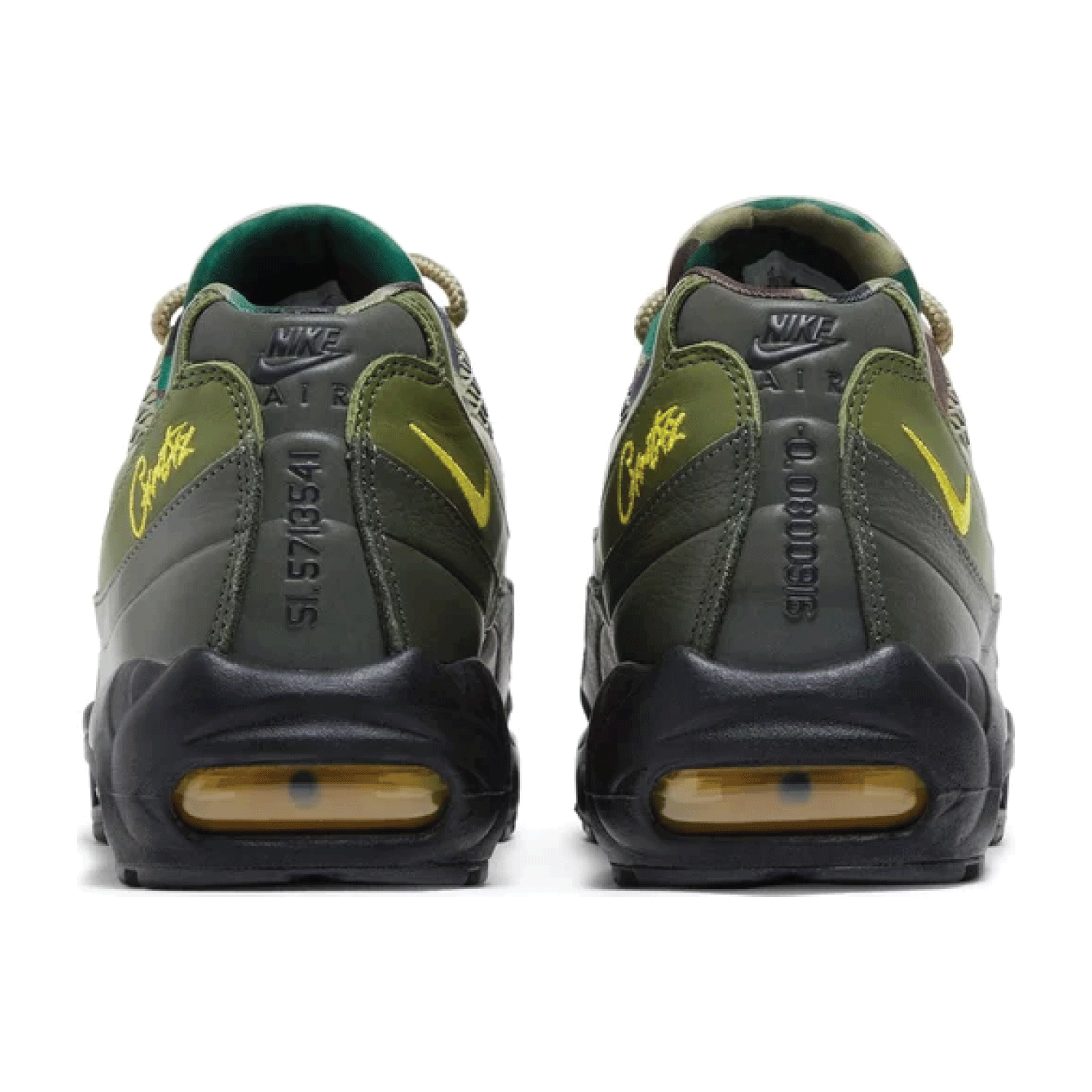 Corteiz x Air Max 95 SP 'Rules the World Sequoia' Sneakers - Limited Edition Collaboration - Perfect for Streetwear & Urban Fashion Enthusiasts
