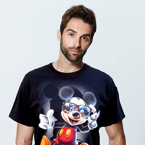 Disney Mickey Mouse Graphic Tee for Kids - Soft Cotton Youth T-Shirt with Fun Cartoon Print - Perfect for School, Playdates, and Disney Theme Park Visits