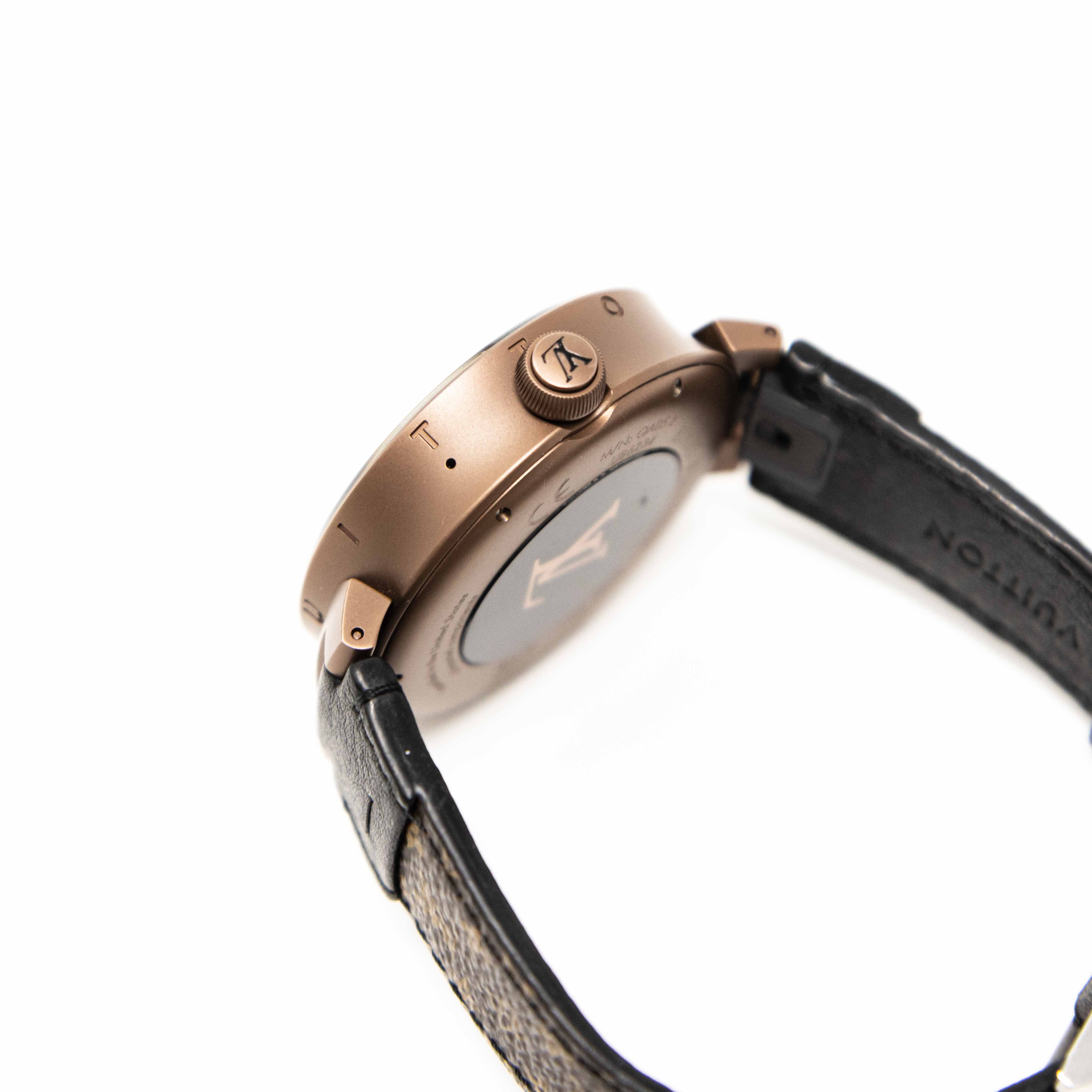 Louis Vuitton Tambour Horizon Light Up Smartwatch - Luxury Touchscreen Smart Watch for Men & Women with Fitness Tracking & Notifications - Perfect for Business, Travel & Everyday Wear
