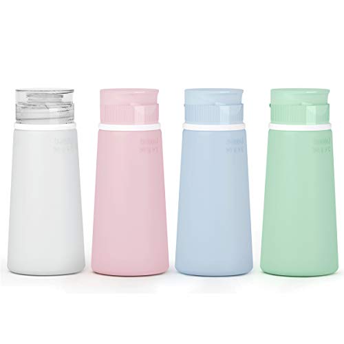 Valourgo TSA Approved Travel Bottles - BPA Free Leak Proof Toiletry Containers for Shampoo, Lotion & Soap | Refillable Travel Size Tubes for Cosmetic Liquids | Perfect for Airplane Carry-On, Vacation & Gym Essentials
