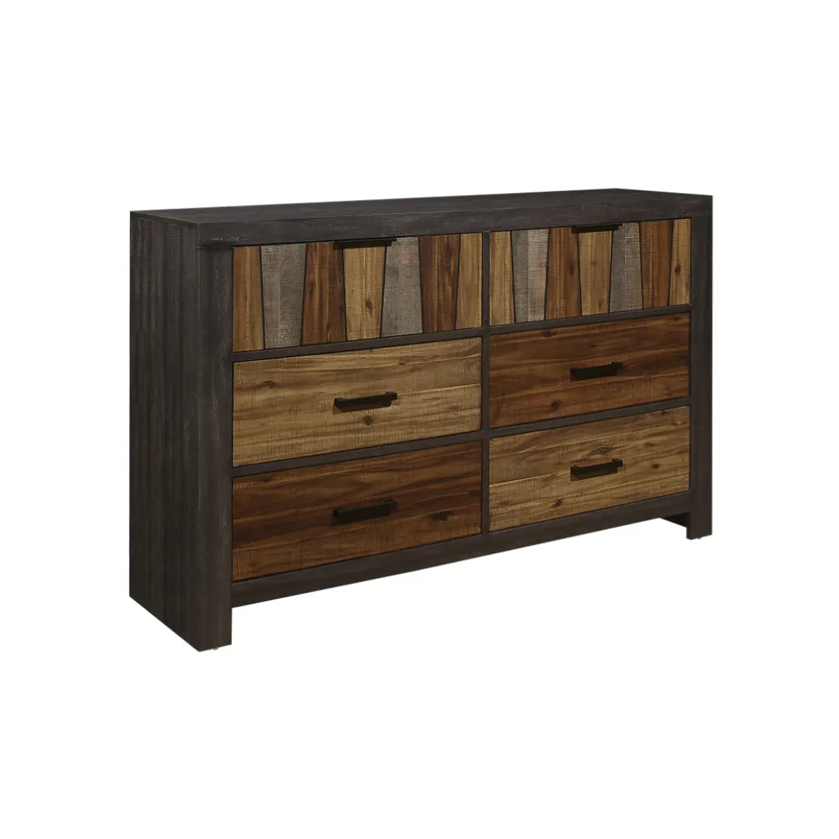 Cooper Bedroom Set 2059 - Queen Size Bed Frame with Nightstands & Dresser - Modern Wooden Furniture for Master Bedroom & Guest Room