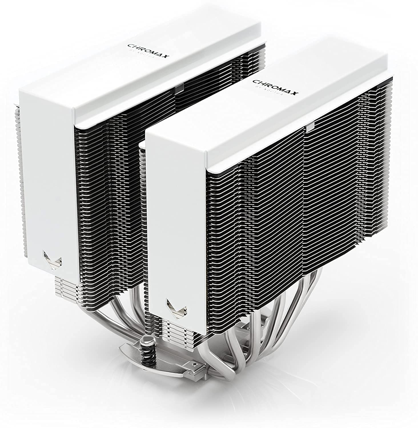 Noctua NH-D15 chromax.Black Premium CPU Cooler with NA-HC4 chromax.White Heatsink Covers - High Performance Air Cooling for Gaming PCs, Workstations, and Overclocking