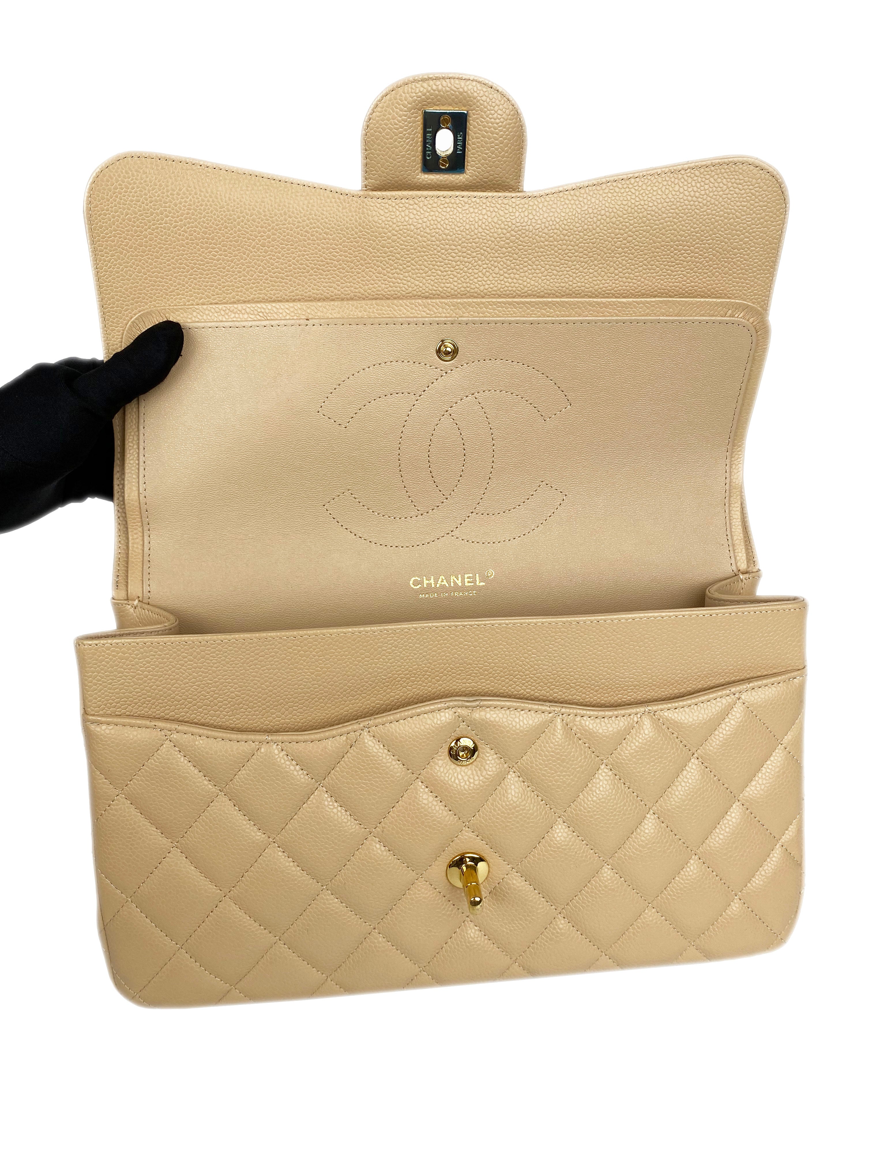 Chanel Nude Jumbo Classic Flap Bag - Luxury Leather Shoulder Bag for Women | Perfect for Evening Events, Parties & Special Occasions