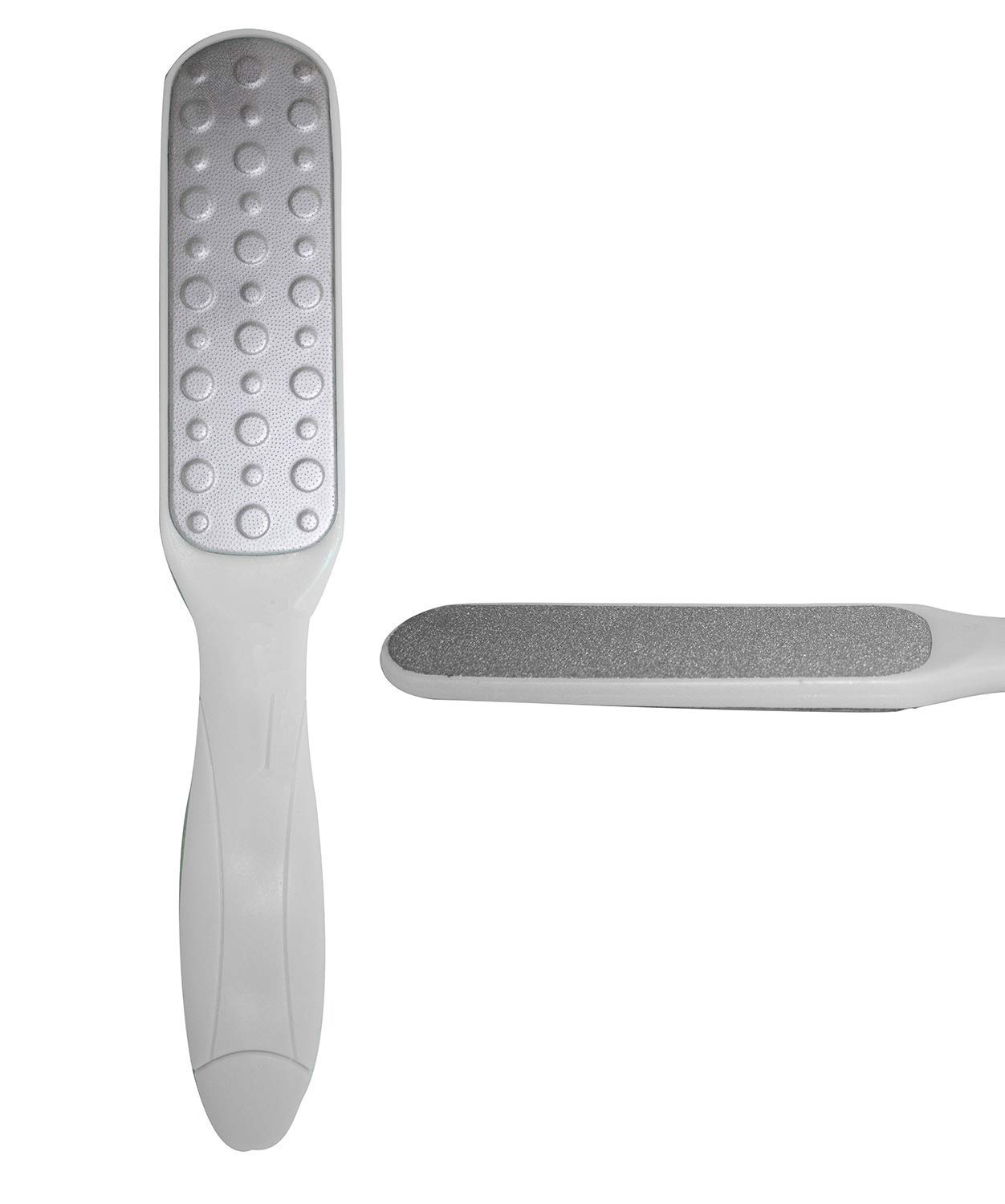 SIYAA Double Sided Metal Foot File - Callus Remover & Dead Skin Scrubber for Soft Feet - Professional Pedicure Tool for Home Spa & Salon Use - Pack of 1
