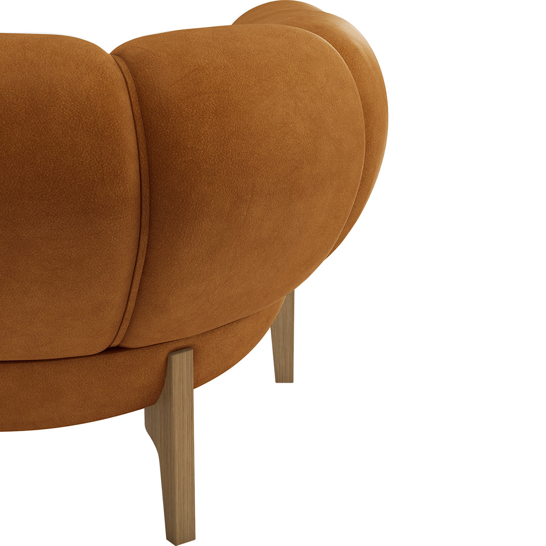 Comfortable Croissant 3-Seater Sofa - Modern Curved Sectional Couch for Living Room, Lounge & Small Spaces