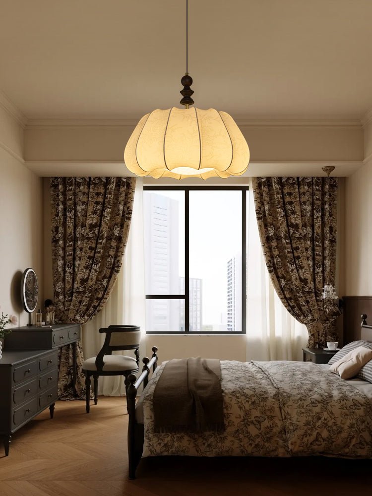 Fleurina Pendant Lamp - Elegant Floral Glass Ceiling Light Fixture for Living Room, Bedroom & Dining Room Decor