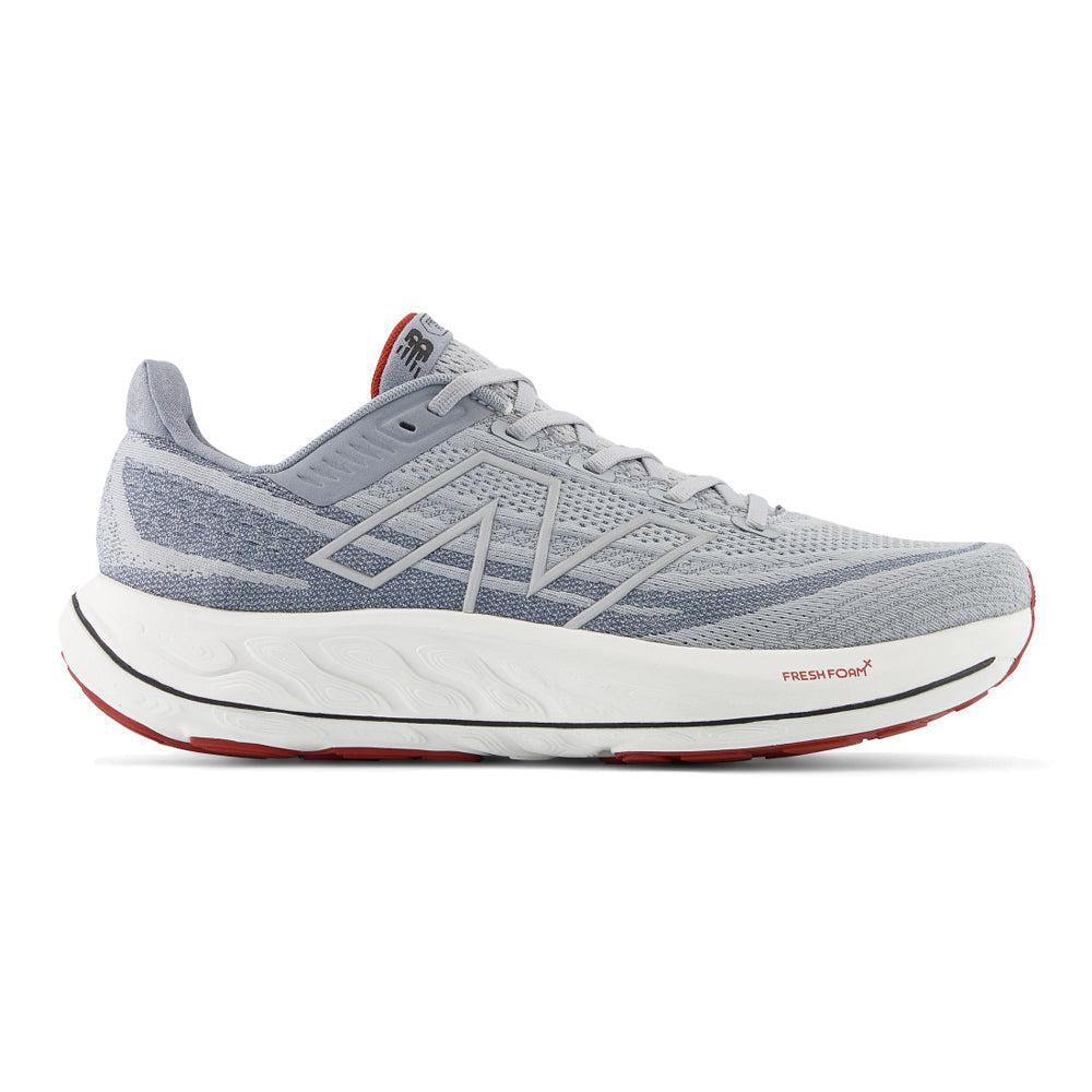New Balance Fresh Foam Vongo v6 Running Shoes for Men - Aluminum Grey/Brick Red - Size 13 D Medium - Lightweight Cushioned Sneakers for Road Running, Jogging & Gym Workouts