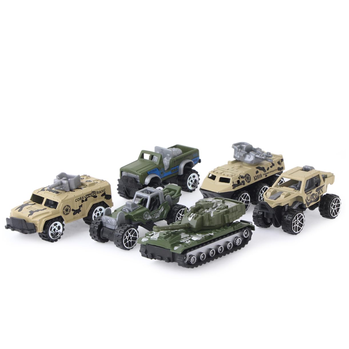 12-Piece Metal Truck Toy Set for Kids - Off-Road Engineering Vehicles for Play & Collecting