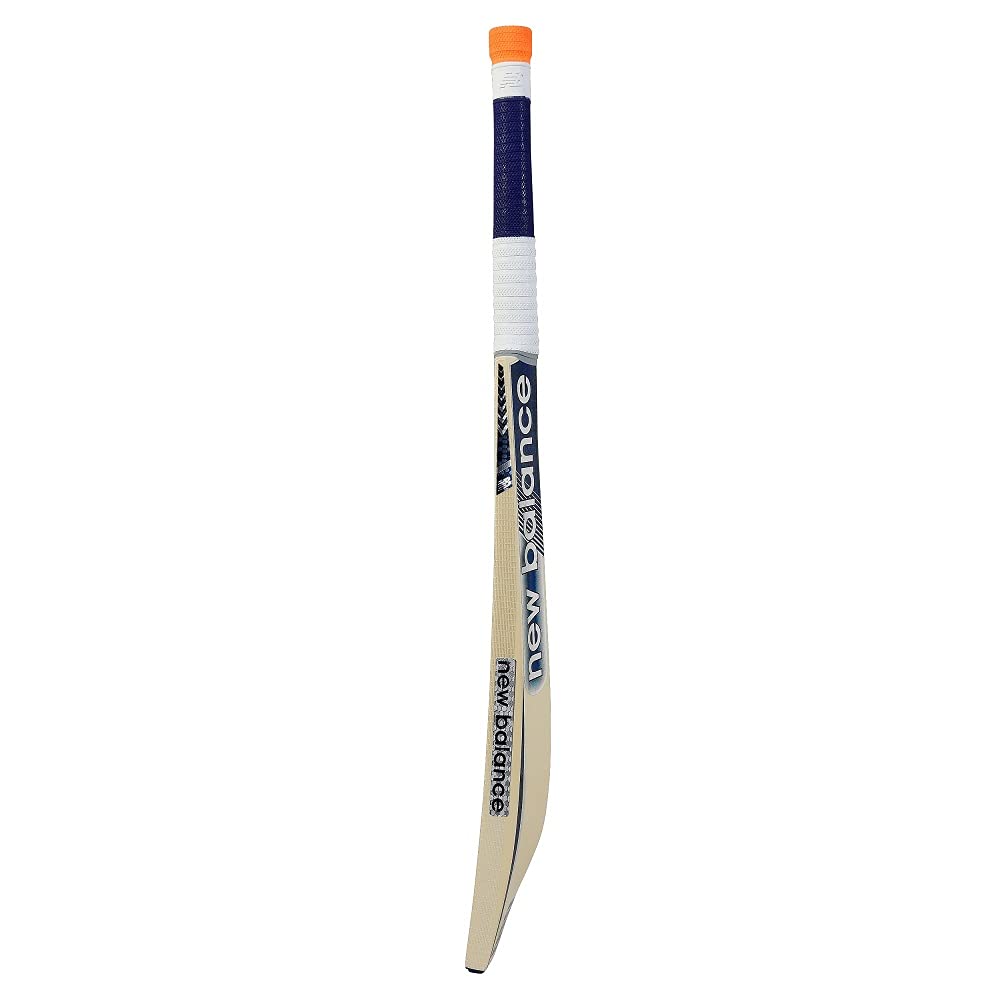New Balance DC-570 English Willow Cricket Bat - Full Size Professional Cricket Bat with Protective Cover (Multicolor) - Perfect for Cricket Matches, Training & Backyard Practice