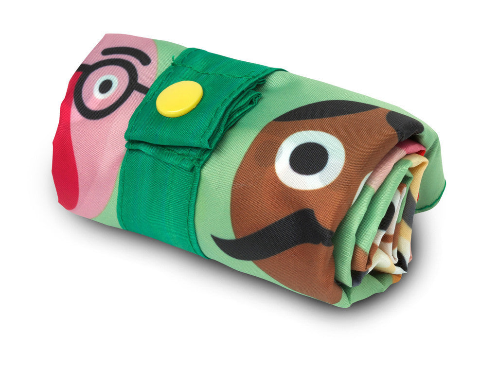 LOQI Artist Collection Tote Bag by Stephen Cheetham - Eco-Friendly Reusable Shopping Bag for Groceries, Beach & Daily Use