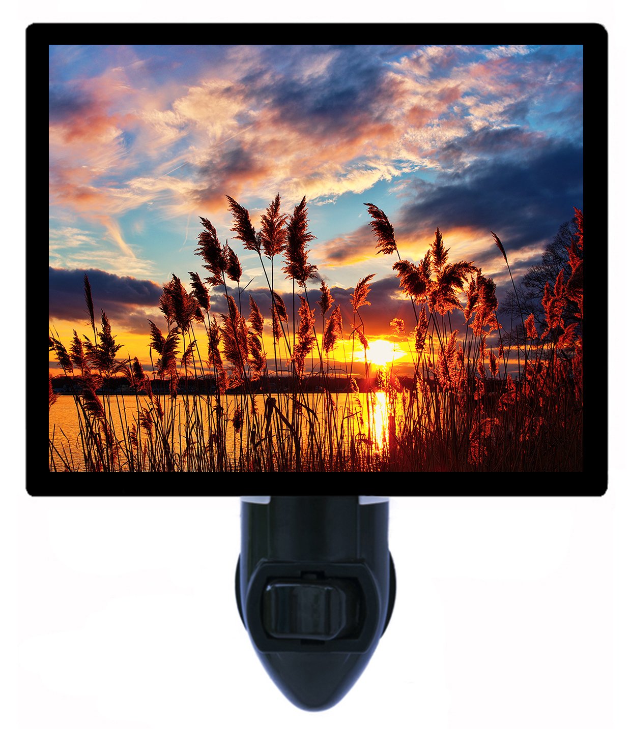 Sunset LED Night Light - Dimmable Landscape Lighting for Bedroom, Nursery & Relaxation - Perfect for Creating a Calming Ambiance