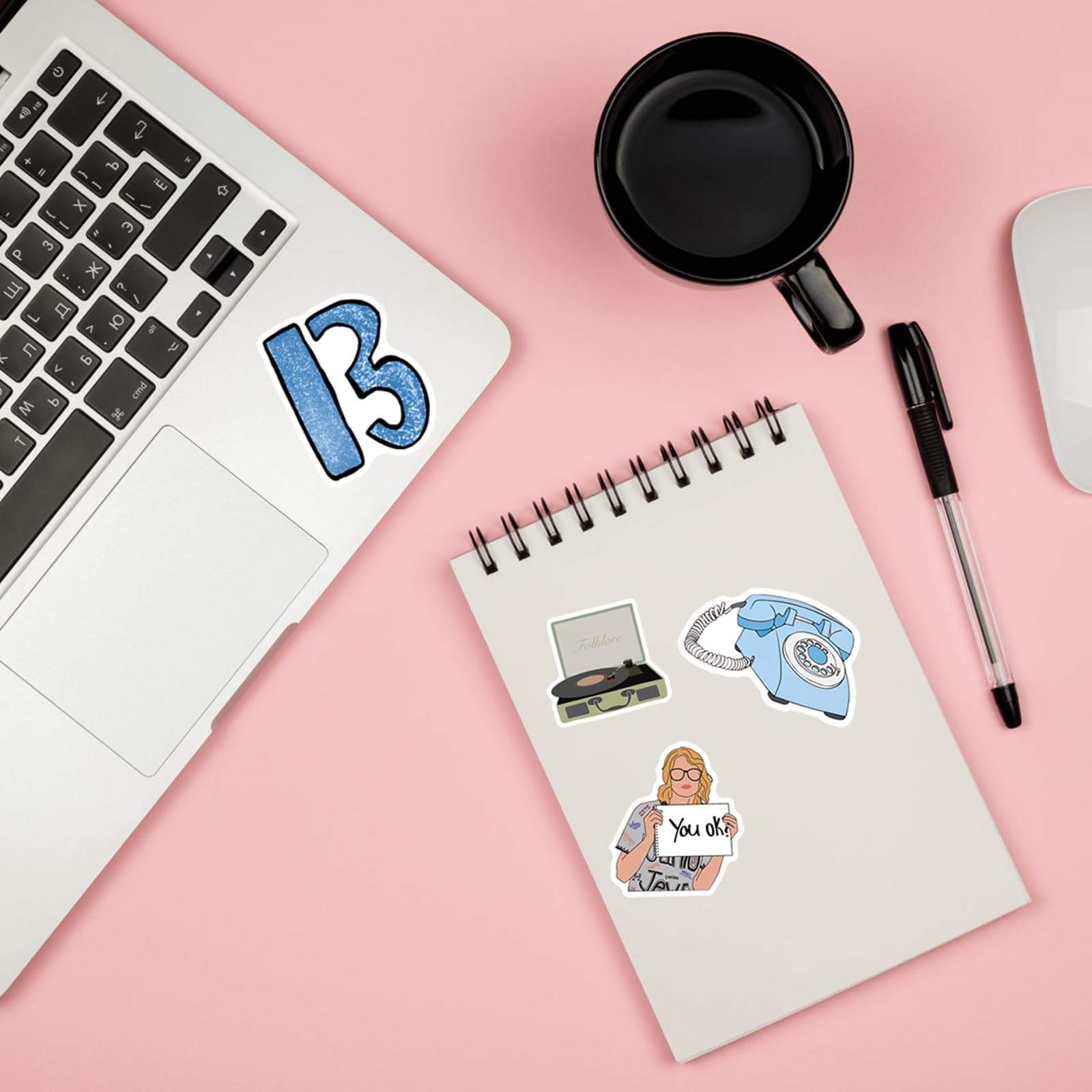 100PCS Singer Stickers for Water Bottles - Waterproof Vinyl Music Decals for Laptop, Guitar, Car, Fridge, Skateboard, Suitcase - Perfect for Kids, Teens & Music Lovers - Great for DIY Projects, Scrapbooking & Personalizing Your Belongings