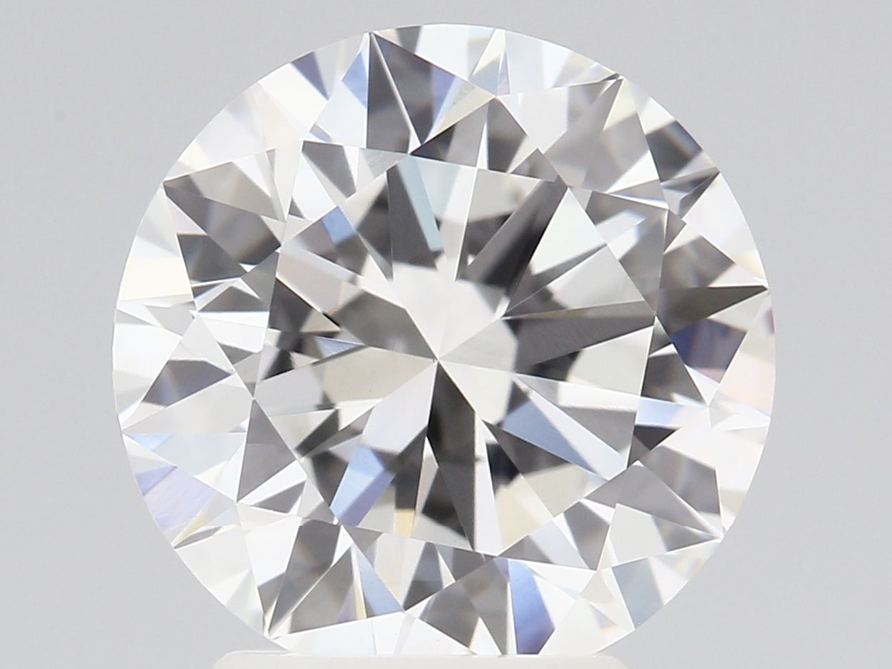 3.02 Carat E VVS2 Round Lab-Created Diamond - Stunning Engagement Ring Center Stone for Wedding & Anniversary Jewelry