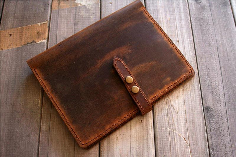 Premium Custom Leather Padfolio Folder - Personalized Business Portfolio Organizer for Professionals, Meetings & Office Use
