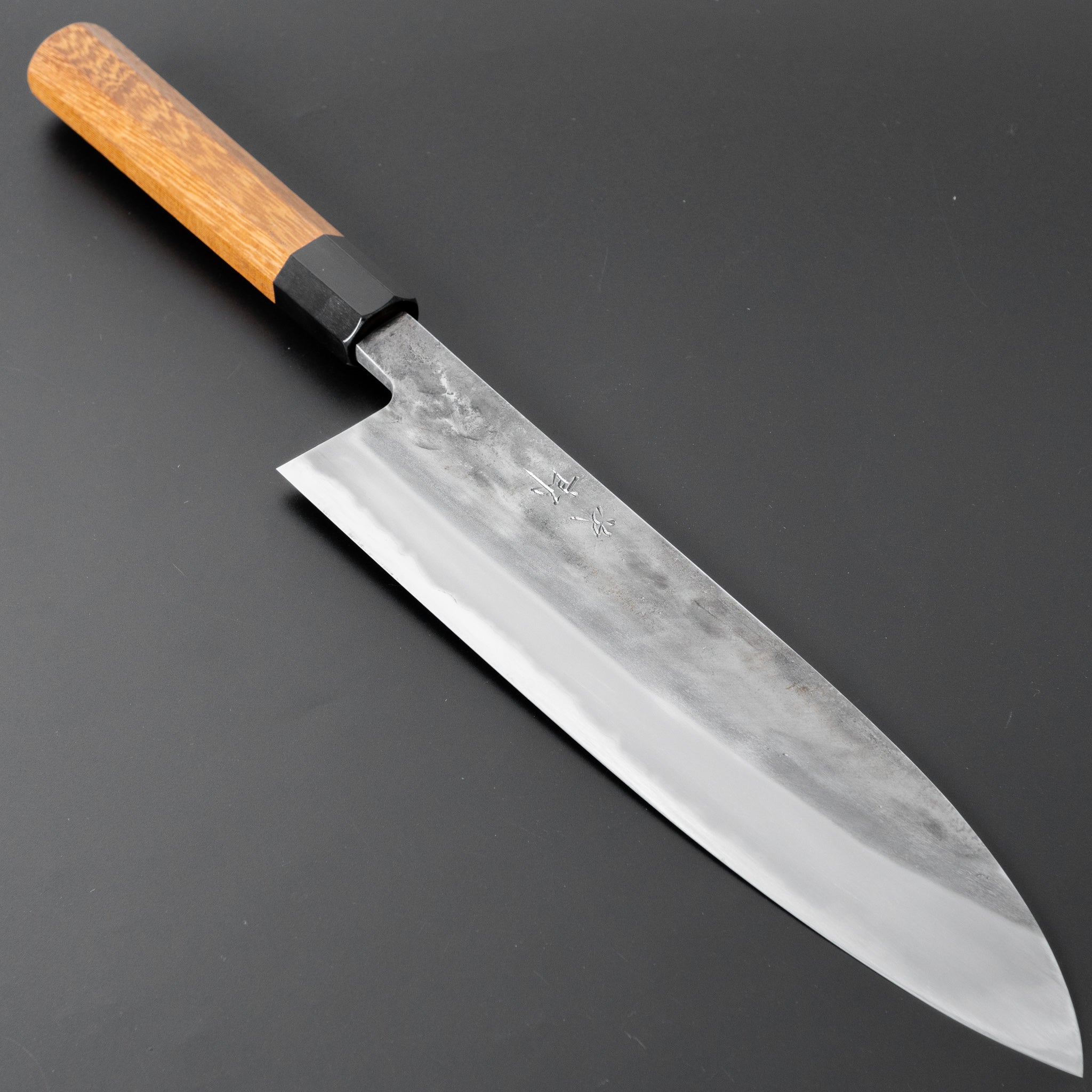 Premium Jiro Tsuchime Wa Gyuto 240mm Japanese Chef Knife with Taihei Tagayasan Handle - Perfect for Sushi, Meat Cutting & Professional Kitchen Use
