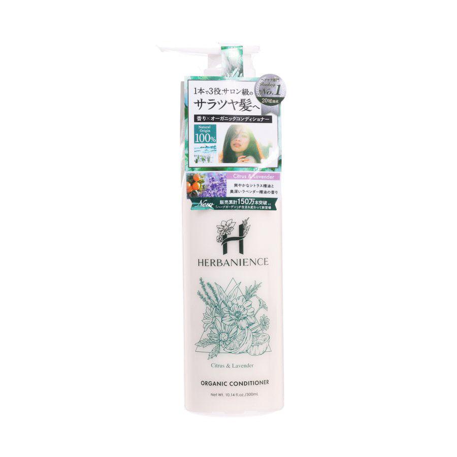 Herbanience Citrus & Lavender Hair Conditioner - 300mL Natural Moisturizing & Detangling for Dry, Damaged Hair - Perfect for Daily Use & Color-Treated Hair