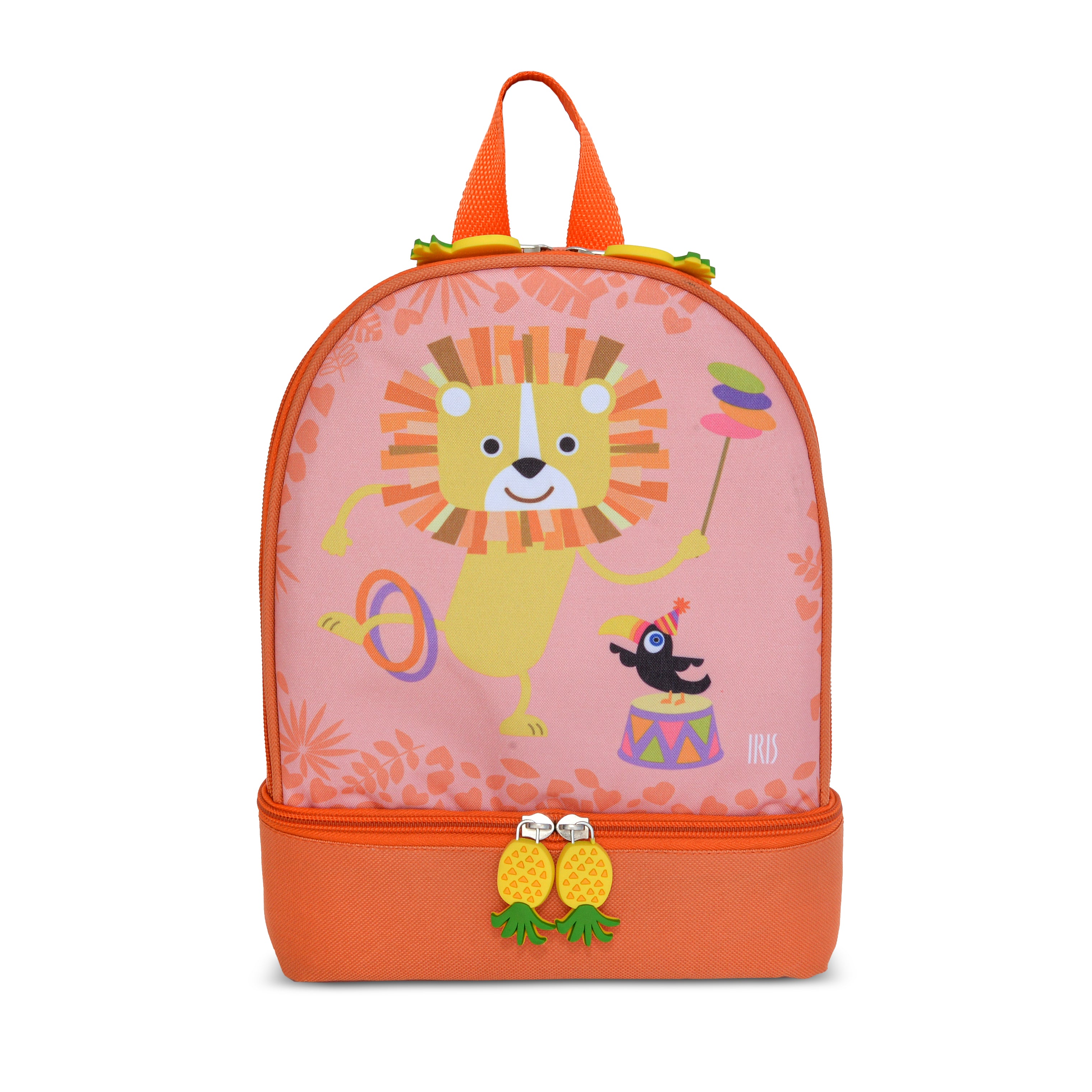 Funny Jungle Apricot 2-in-1 Backpack & Snack Pouch - Perfect for School, Travel, and Outdoor Adventures
