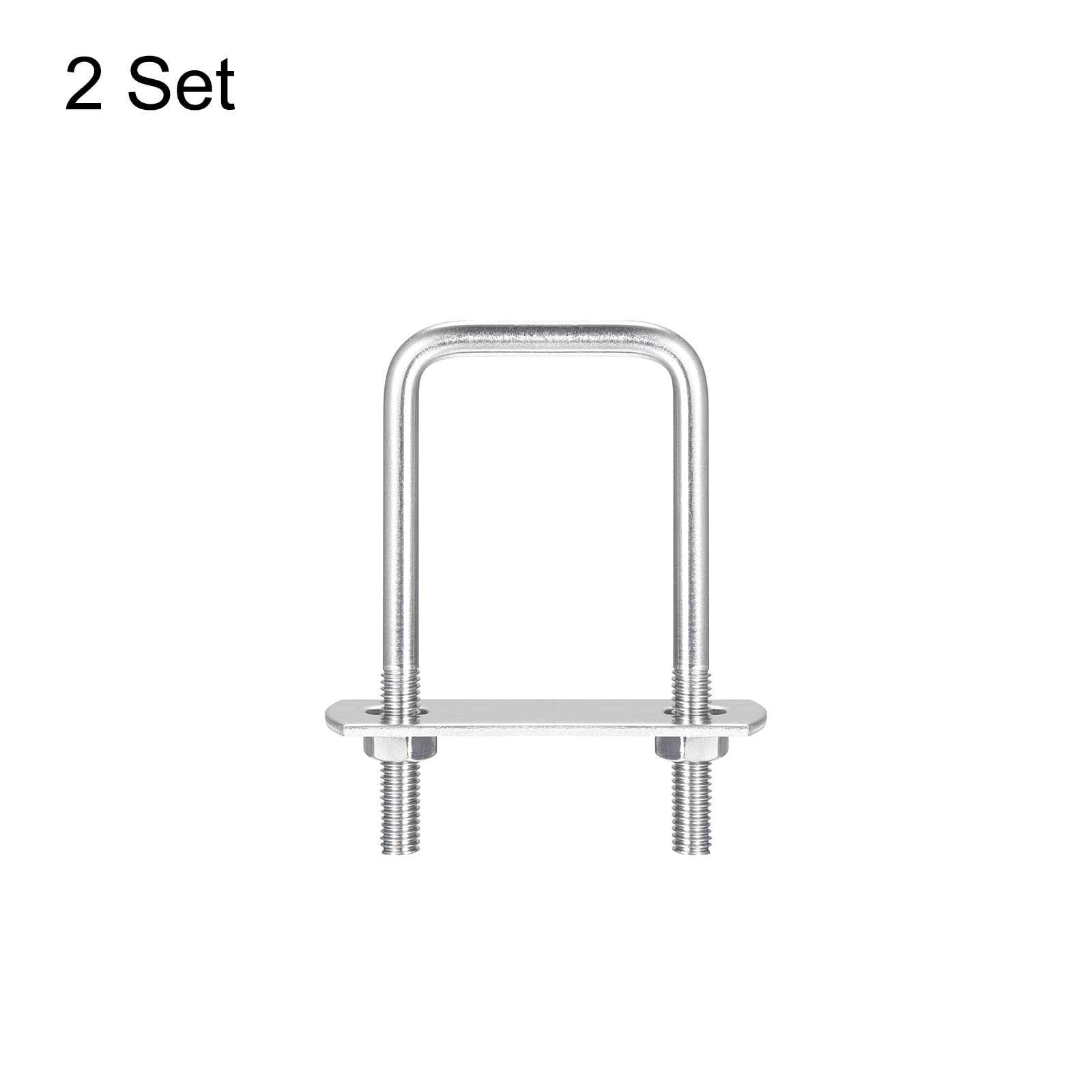 Stainless Steel U-Bolts 2 Pack - 37mm (1.46