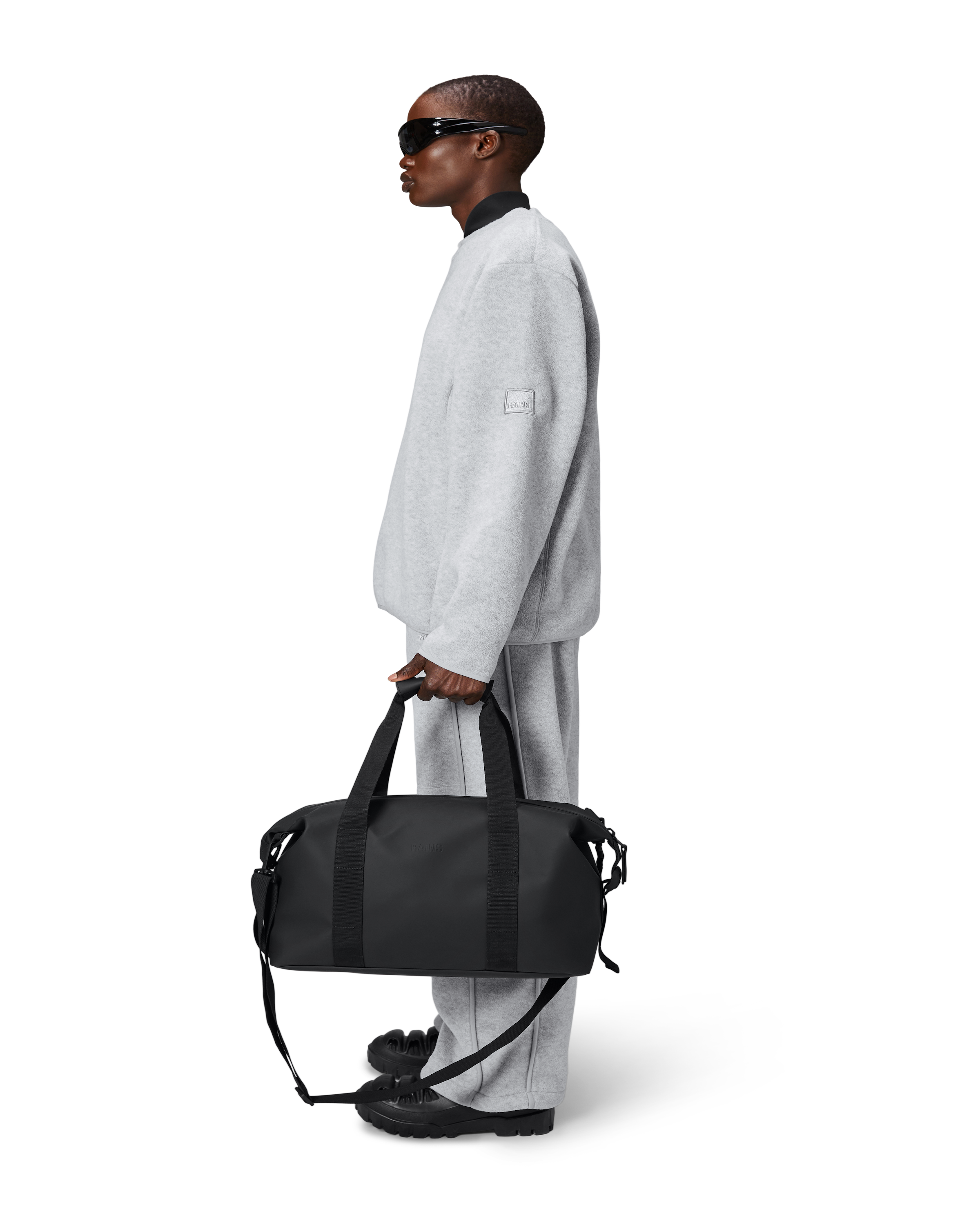 Rains Hilo Small Weekend Bag - Lightweight Waterproof Travel Duffel for Gym, Work & Weekend Getaways