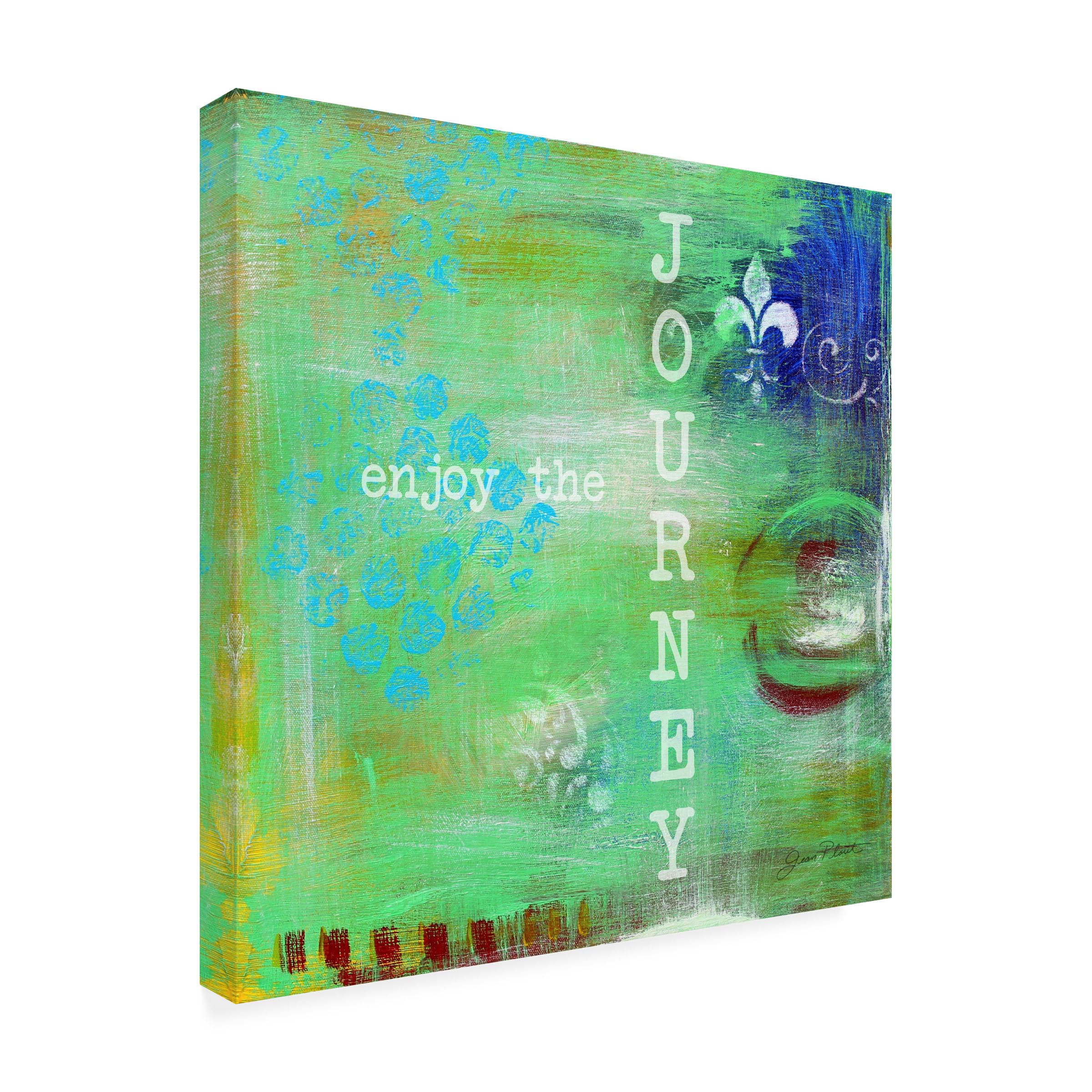 Abstract Inspirations B Canvas Wall Art by Jean Plout - 35x35 Inches Modern Home Decor for Living Room, Bedroom & Office