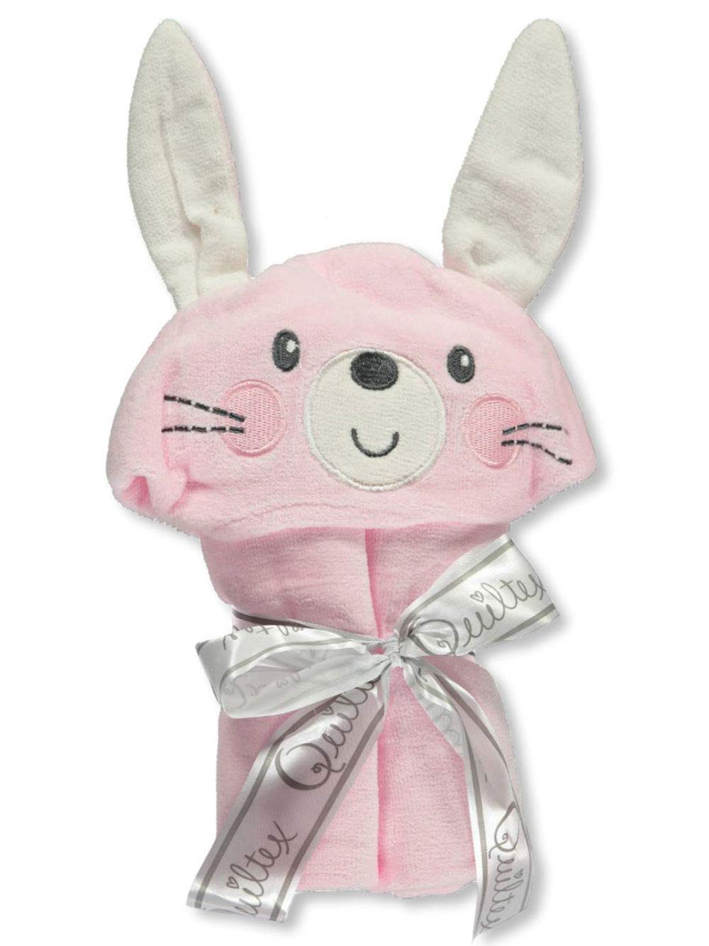 Soft Pink Baby Bath Wrap Hooded Towel - One Size for Newborns & Toddlers - Perfect for Bath Time, Swimming & Spa Days