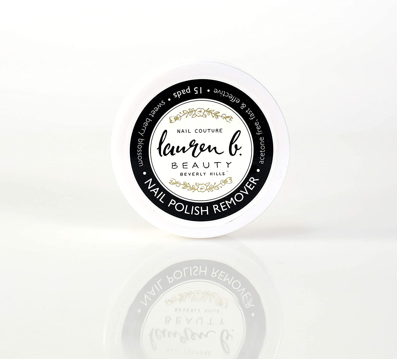 Lauren B. Nail Polish Remover Pads | Acetone-Free Gel Polish Remover Wipes | Quick & Easy Nail Cleaner for Gel & Regular Polish | Essential Manicure & Nail Art Supplies for Women | Perfect for Home, Salon & Travel Nail Care