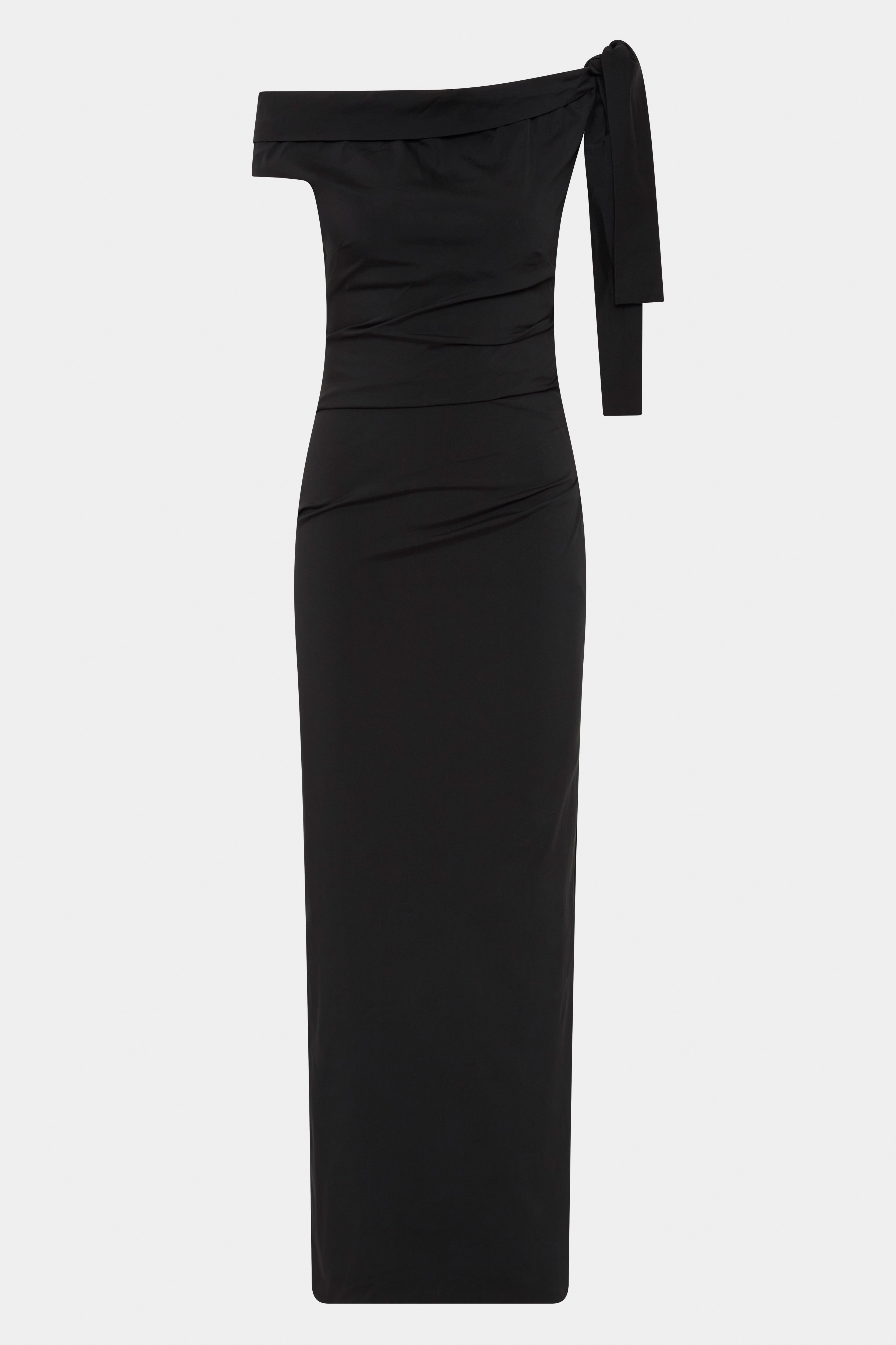 Elegant Black Dahlia Gown for Women - Perfect for Evening Parties, Weddings & Special Occasions